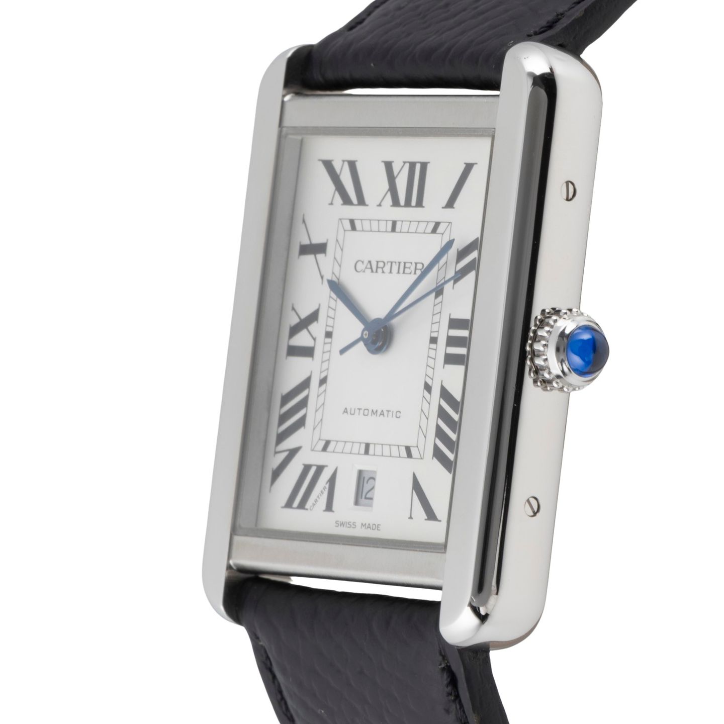 Cartier Tank Solo WSTA0029 (Onbekend (willekeurig serienummer)) - Zilver wijzerplaat 31mm Staal (6/8)