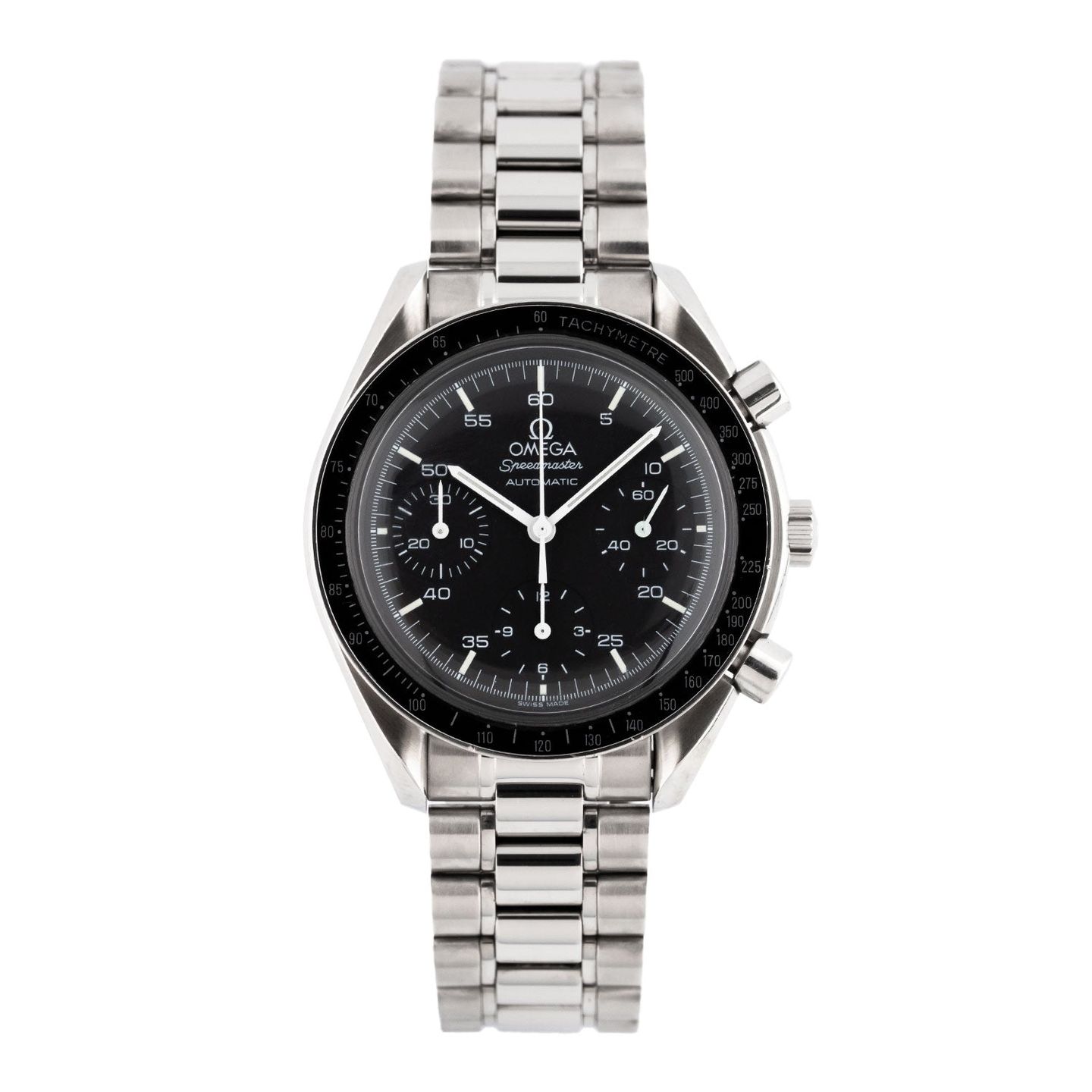 Omega Speedmaster Reduced 3510.50.00 (2001) - Black dial 39 mm Steel case (1/4)