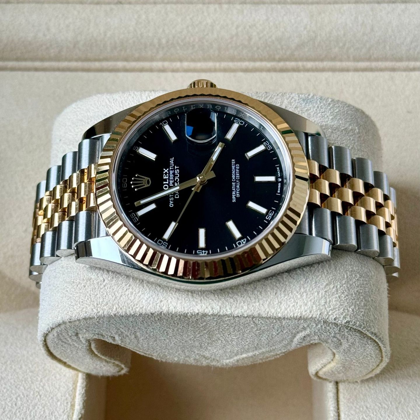 Rolex Datejust 41 126333 (2021) - Black dial 41 mm Gold/Steel case (5/7)