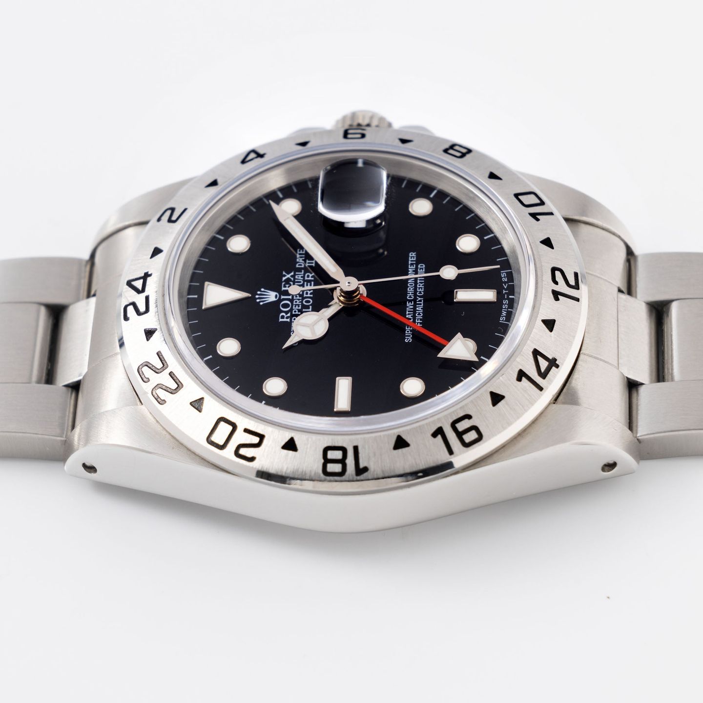 Rolex Explorer II 16570 (1993) - Black dial 40 mm Steel case (6/8)