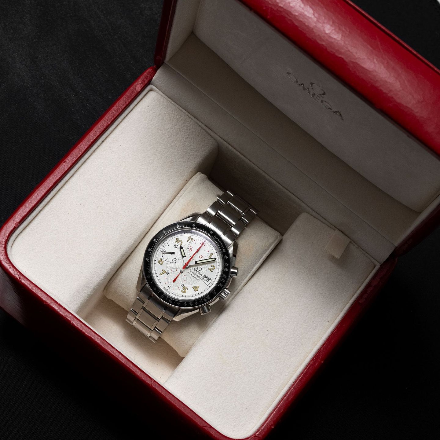 Omega Speedmaster Date 3513.33.00 (Unknown (random serial)) - White dial 40 mm Steel case (5/5)