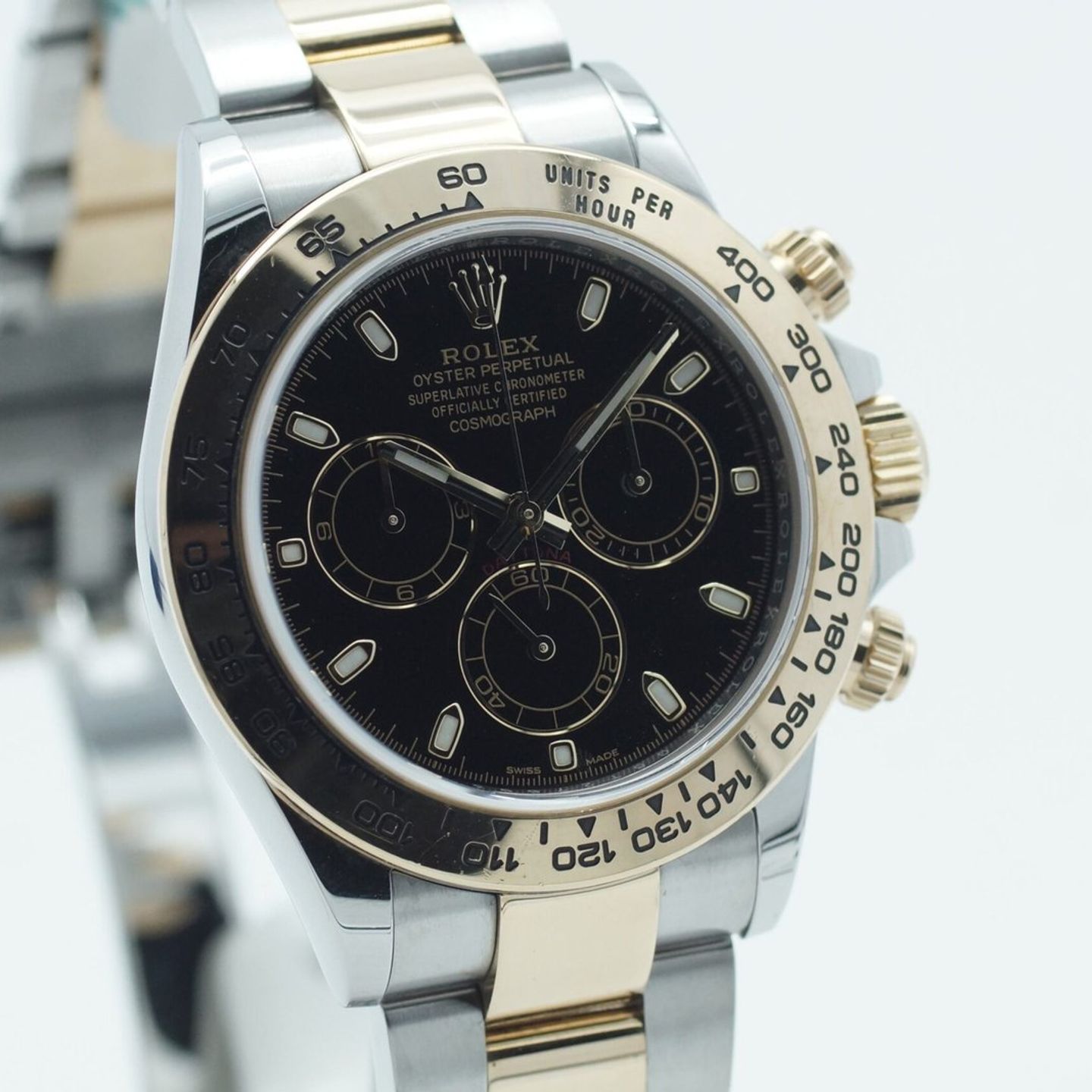 Rolex Daytona 116503 (2018) - Black dial 40 mm Gold/Steel case (3/8)