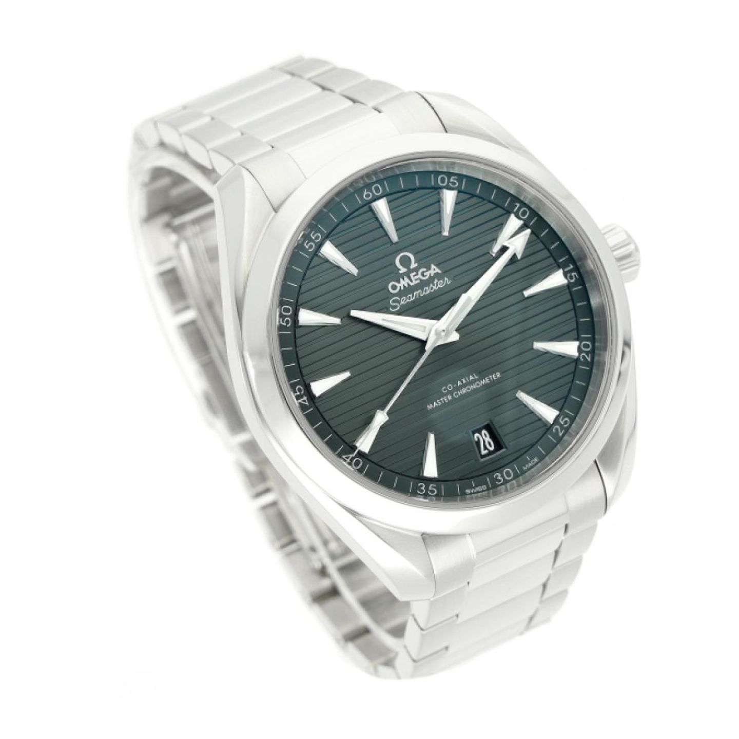 Omega Seamaster Aqua Terra 220.10.41.21.10.001 (2022) - Green dial 41 mm Steel case (3/5)