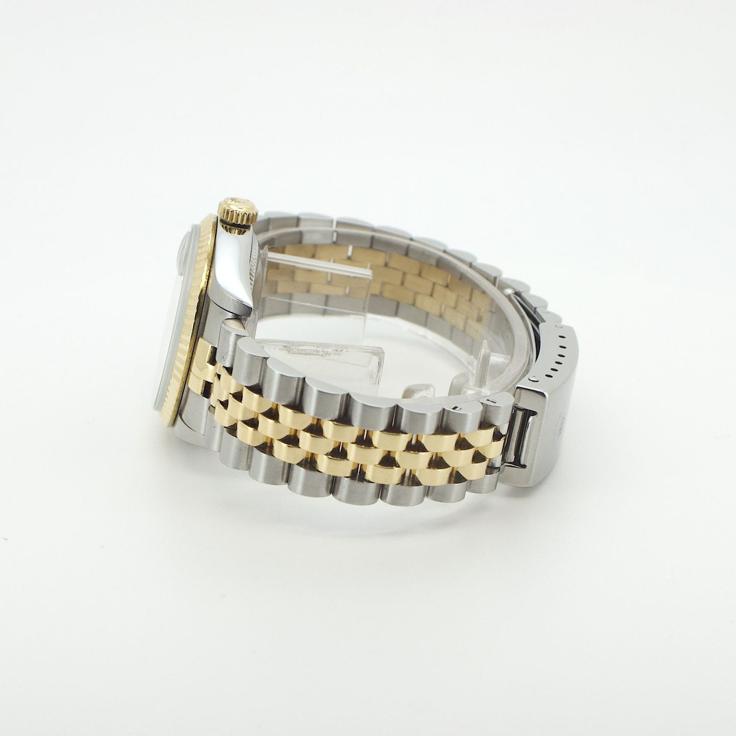 Rolex Datejust 31 68273 (1995) - Blue dial 31 mm Gold/Steel case (7/8)