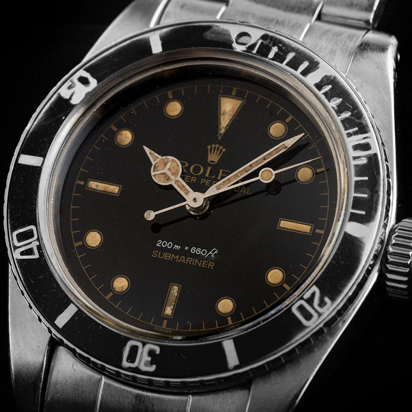 Rolex Submariner No Date 5510 (1976) - Black dial 38 mm Steel case (3/8)