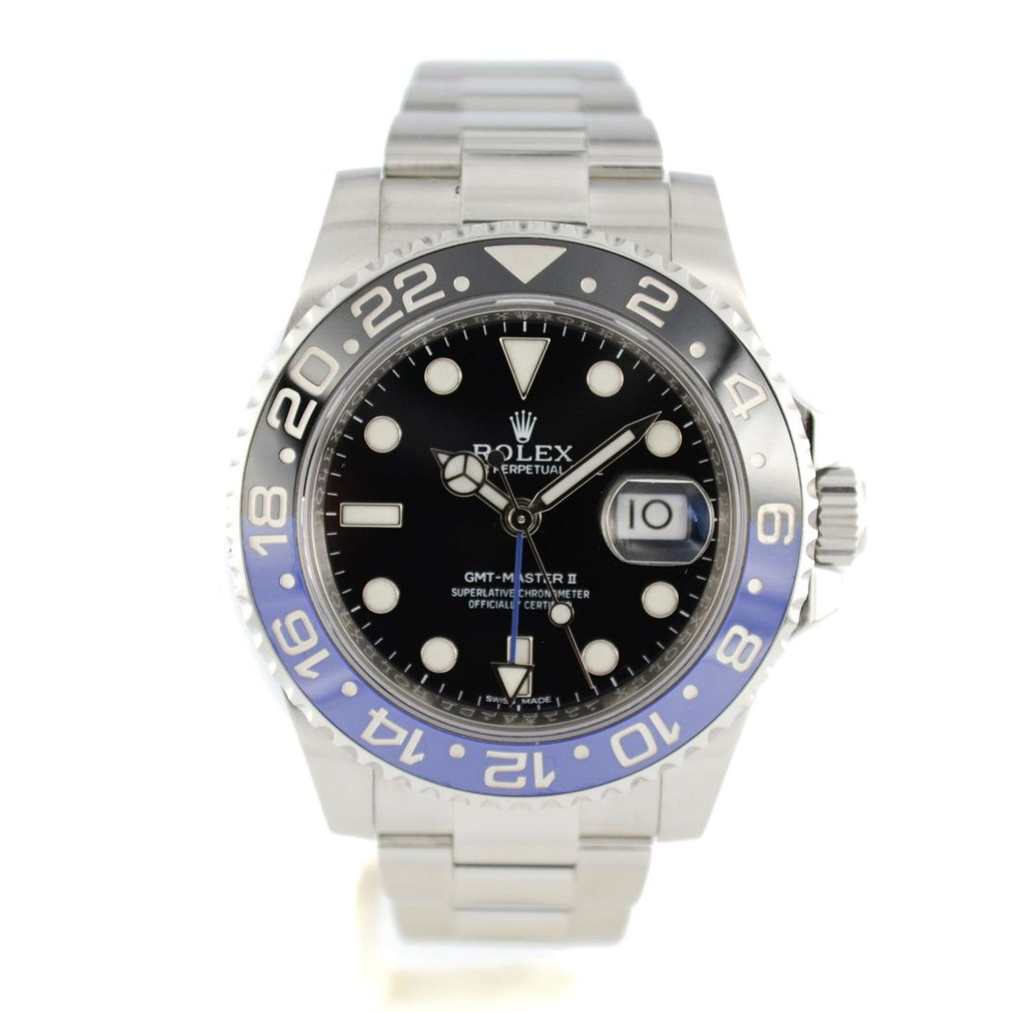 Rolex GMT-Master II 116710BLNR (2014) - Zwart wijzerplaat 40mm Staal (1/7)