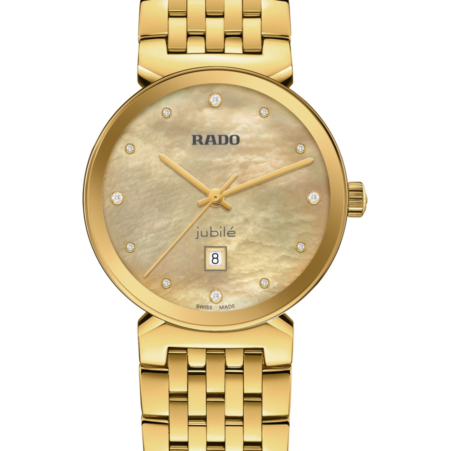 Rado Florence R48915903 (2026) - Gold dial 30 mm Steel case (1/8)