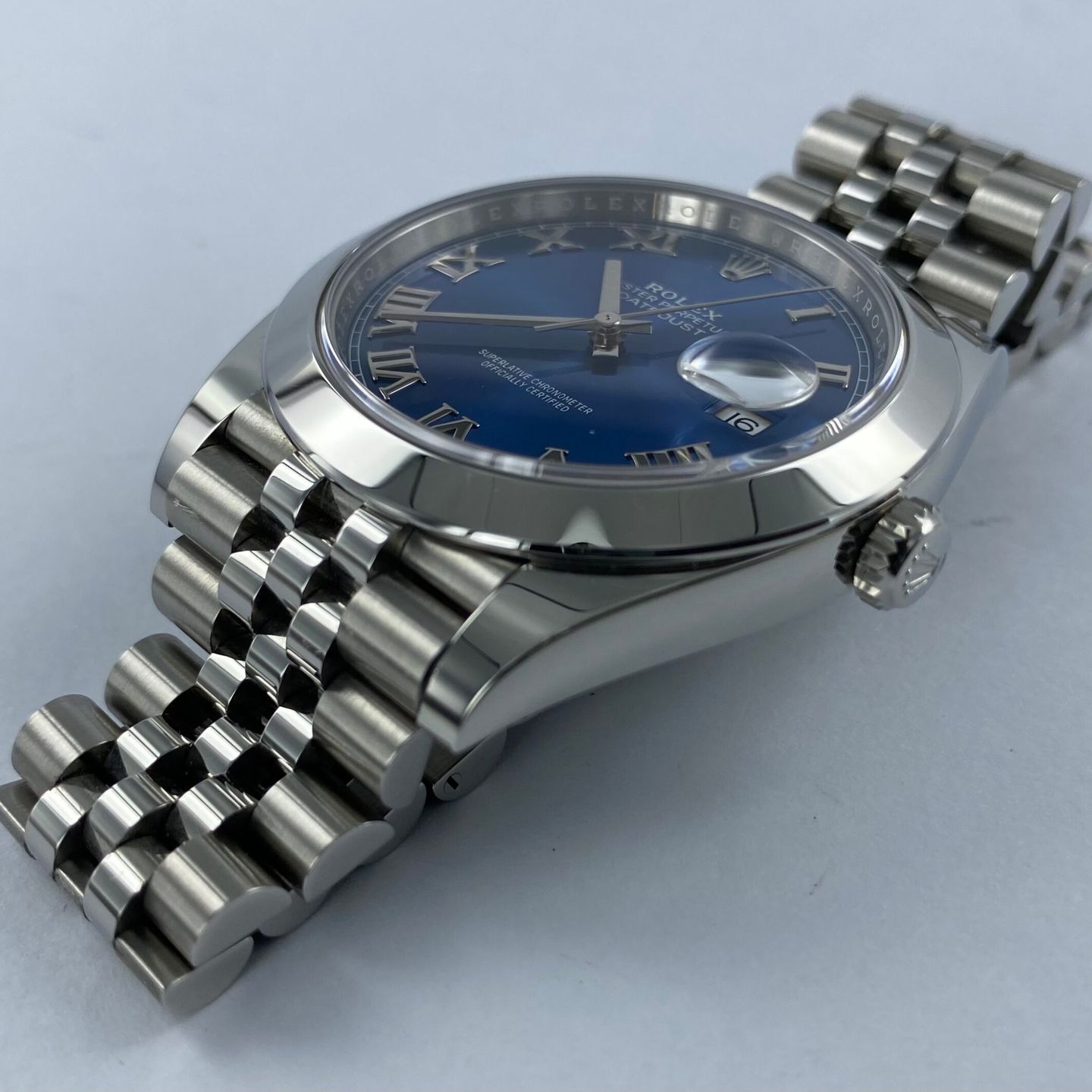 Rolex Datejust 41 126300 (2023) - Blue dial 41 mm Steel case (4/6)