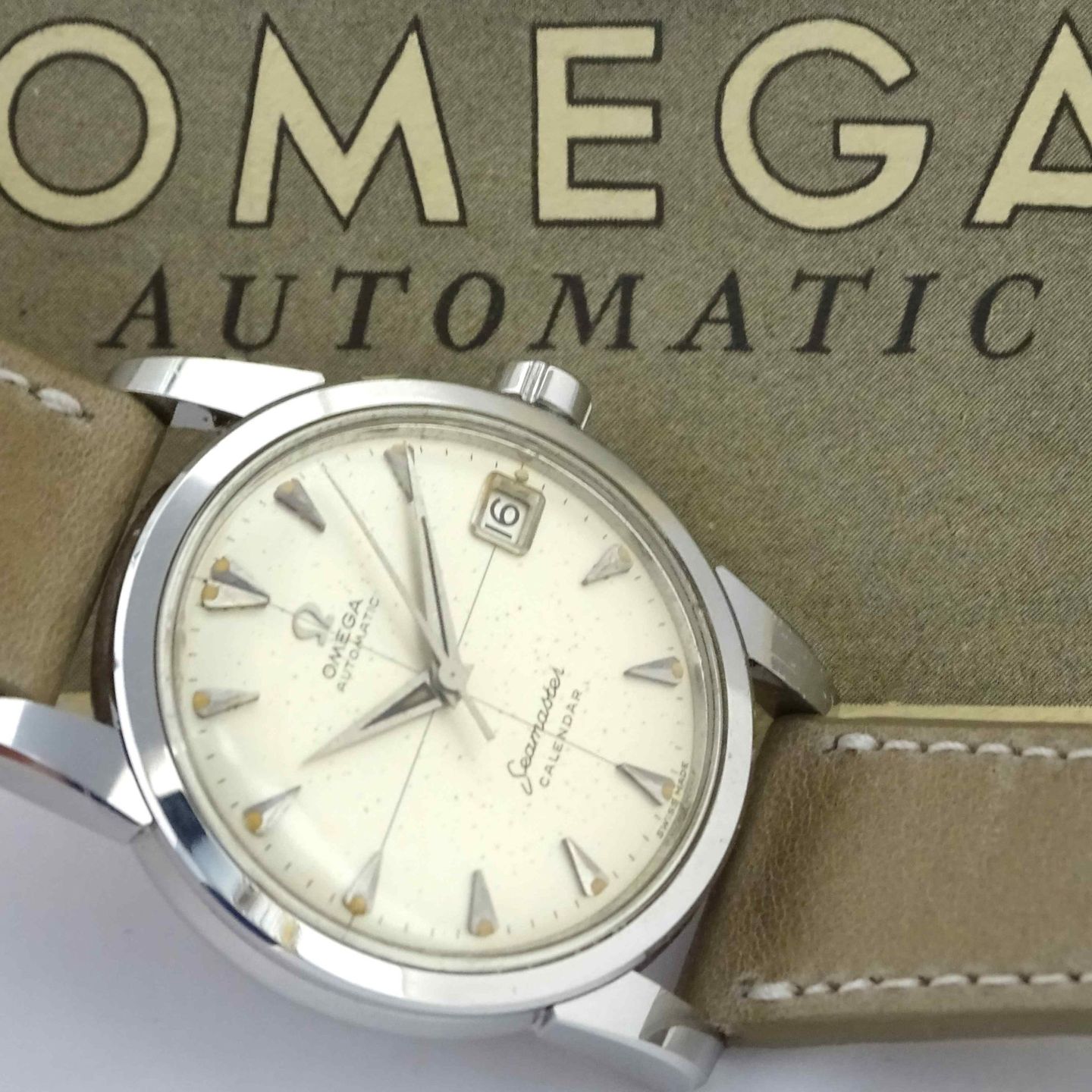 Omega Seamaster 2849 (1958) - Silver dial 34 mm Steel case (7/8)