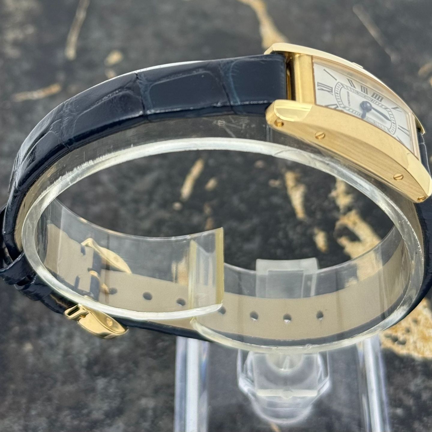 Cartier Tank Américaine WGTA0353 (2025) - Silver dial 15 mm Yellow Gold case (4/8)