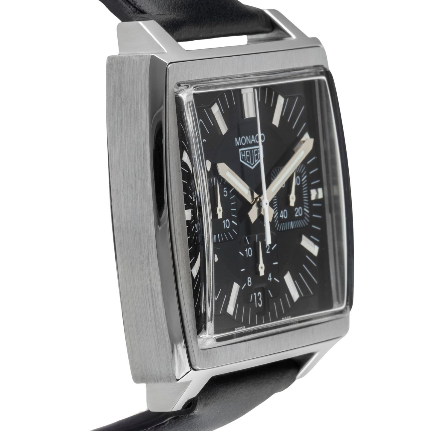 TAG Heuer Monaco CS2111 (2000) - 38mm Staal (6/8)