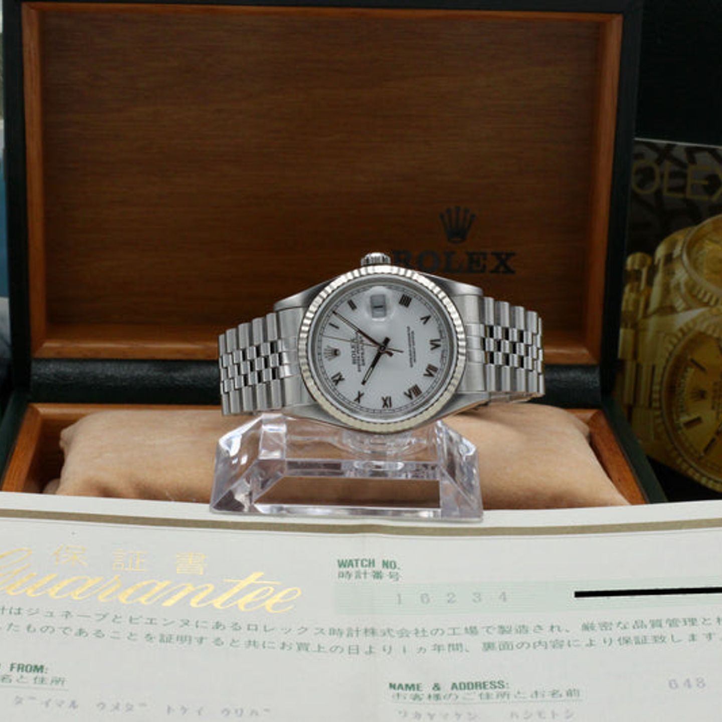 Rolex Datejust 36 16234 (1994) - White dial 36 mm Steel case (3/7)