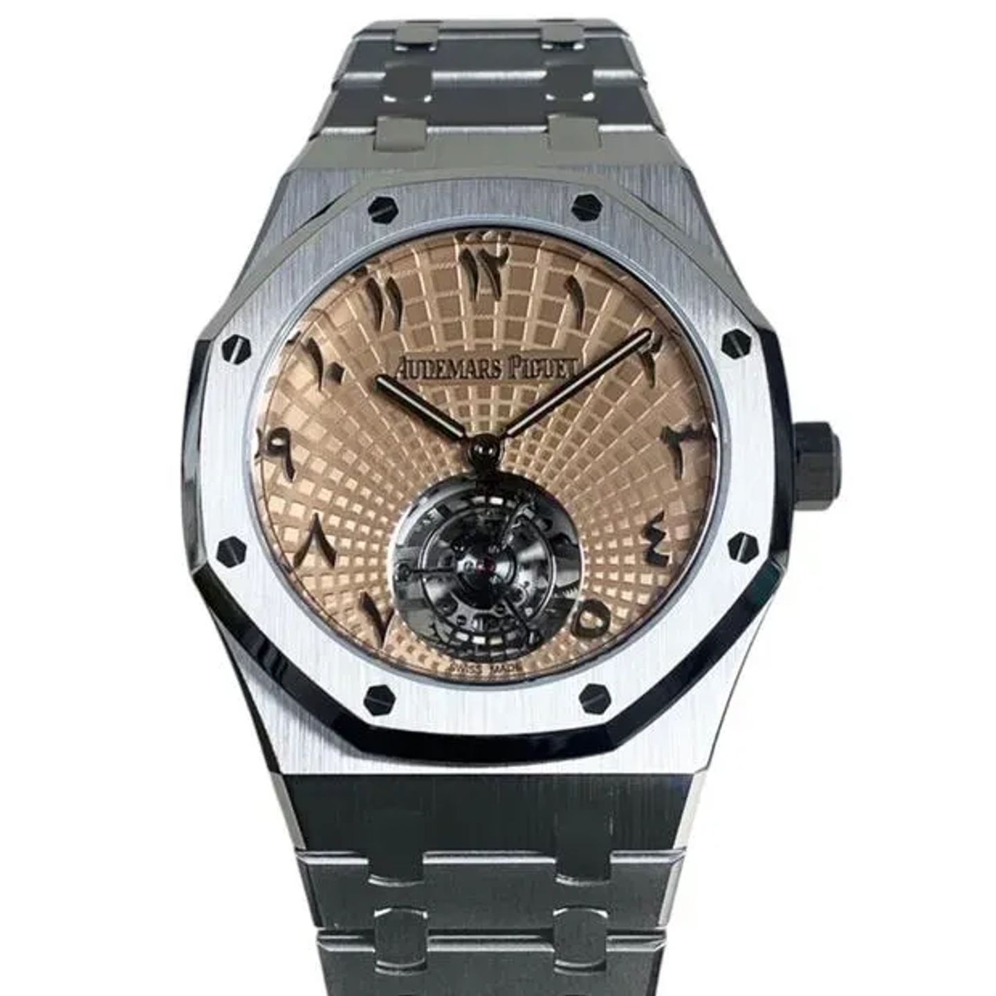 Audemars Piguet Royal Oak Tourbillon 26530TI.OO.1220TI.01 (2022) - Grey dial 41 mm Titanium case (4/6)