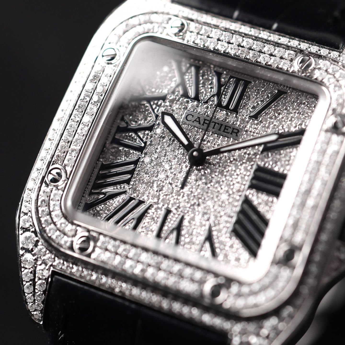 Cartier Santos 100 2878 (Onbekend (willekeurig serienummer)) - 33mm (5/5)