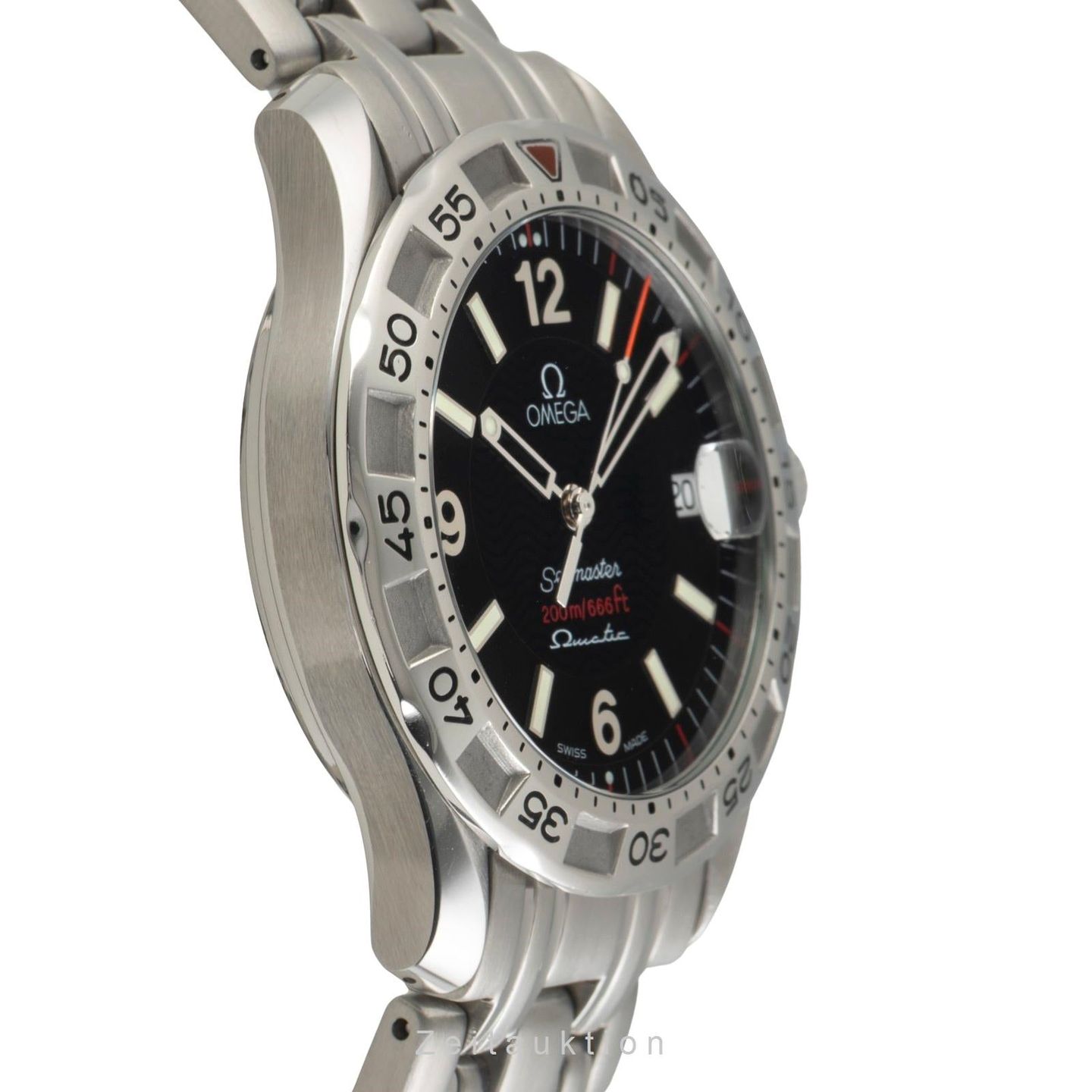 Omega Seamaster 2516.50.00 (1999) - Zwart wijzerplaat 37mm Staal (6/8)