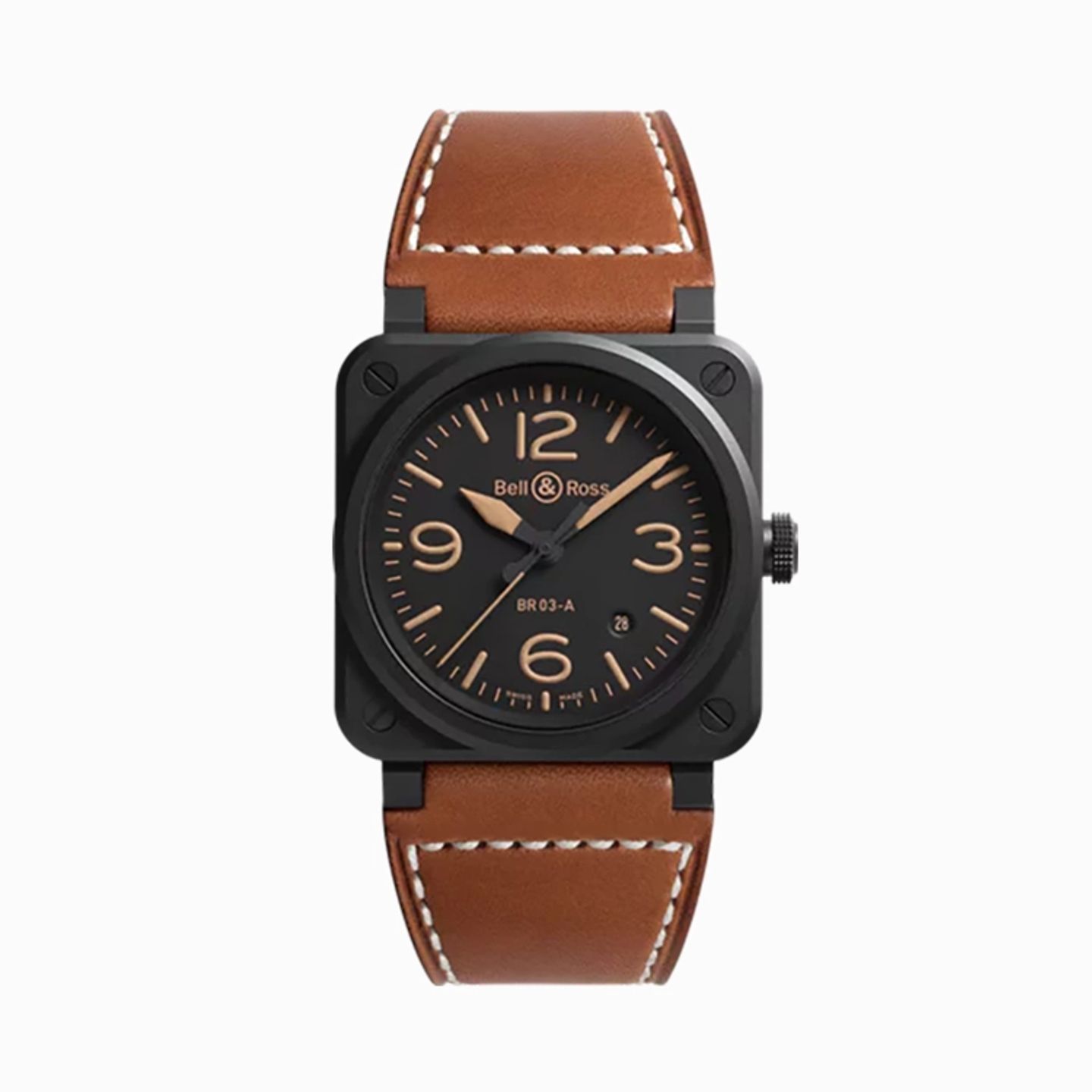 Bell & Ross BR 03 BR03A-HER-CE/SCA (2025) - Black dial 42 mm Ceramic case (1/1)