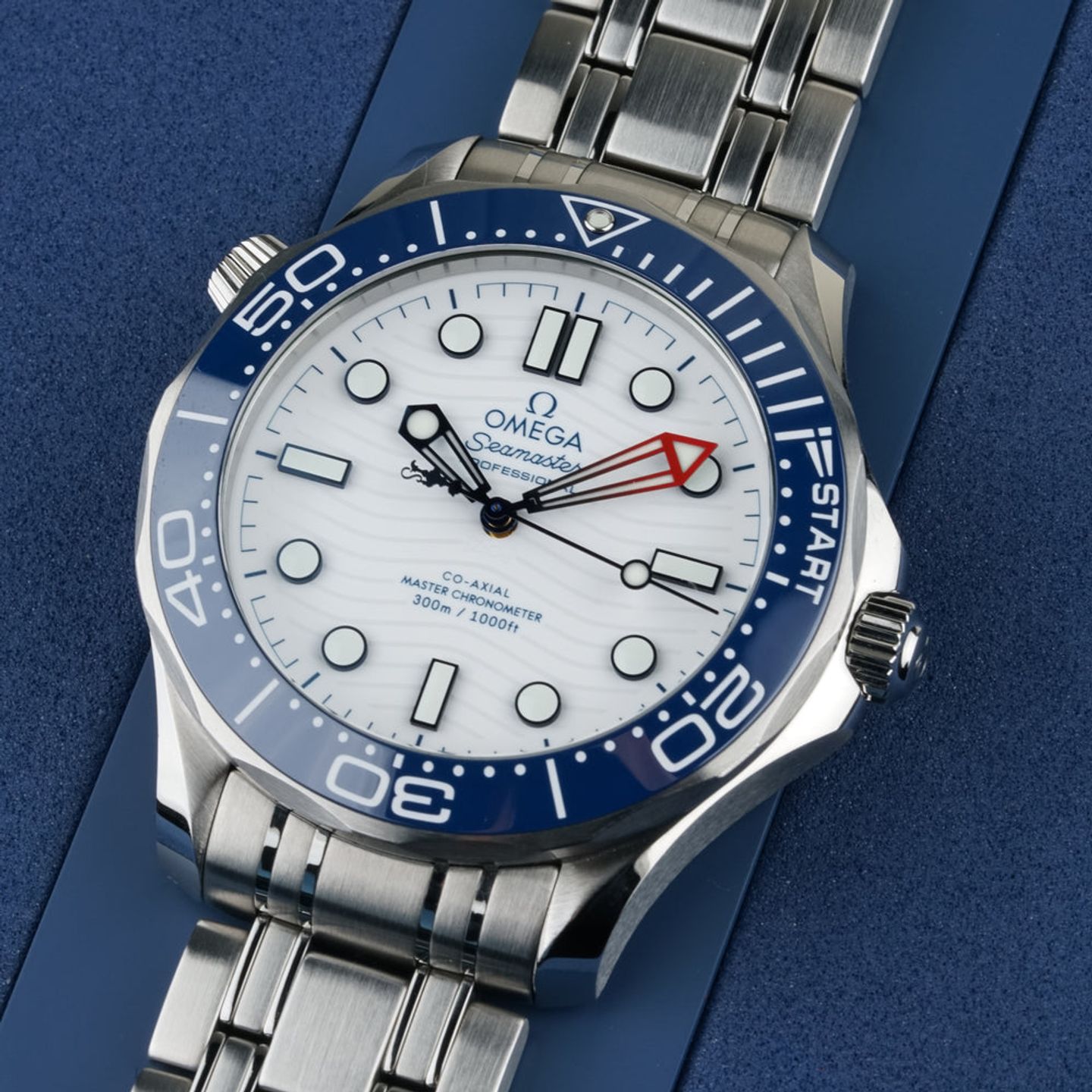 Omega Seamaster Diver 300 M 212.30.41.20.03.001 (2024) - Blauw wijzerplaat 41mm Staal (1/8)