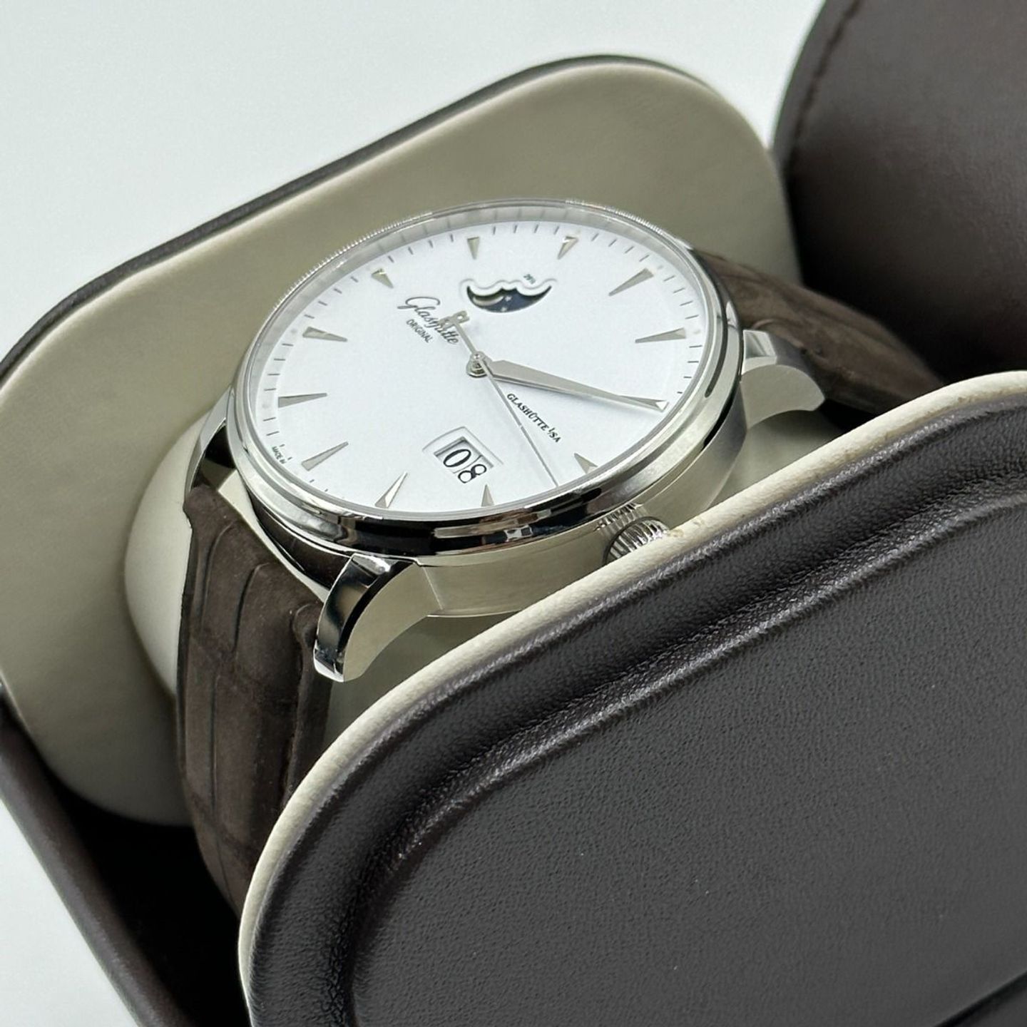 Glashütte Original Senator Excellence 1-36-04-05-02-31 (2024) - White dial 42 mm Steel case (4/8)