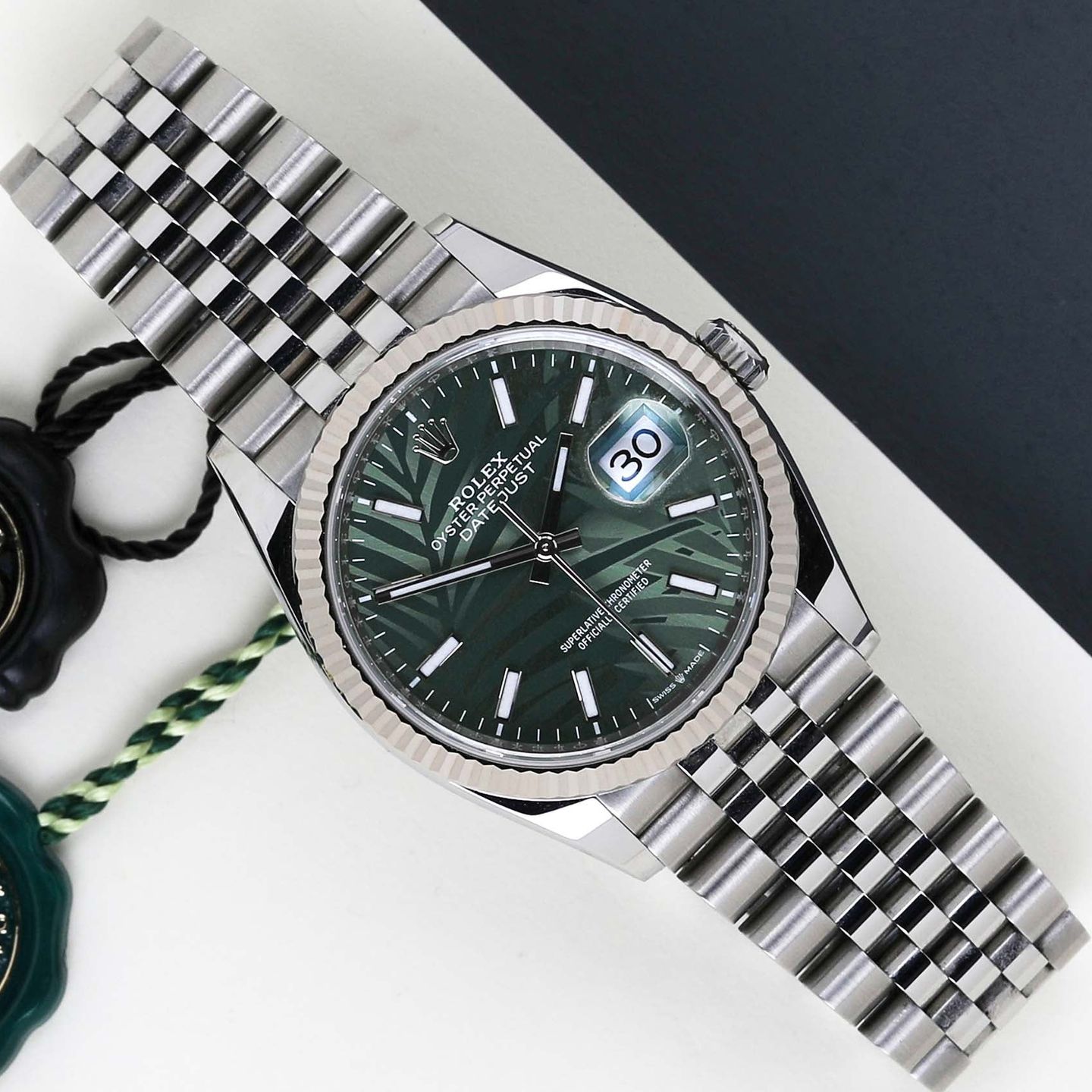 Rolex Datejust 36 126234 (2021) - Groen wijzerplaat 36mm Staal (1/8)