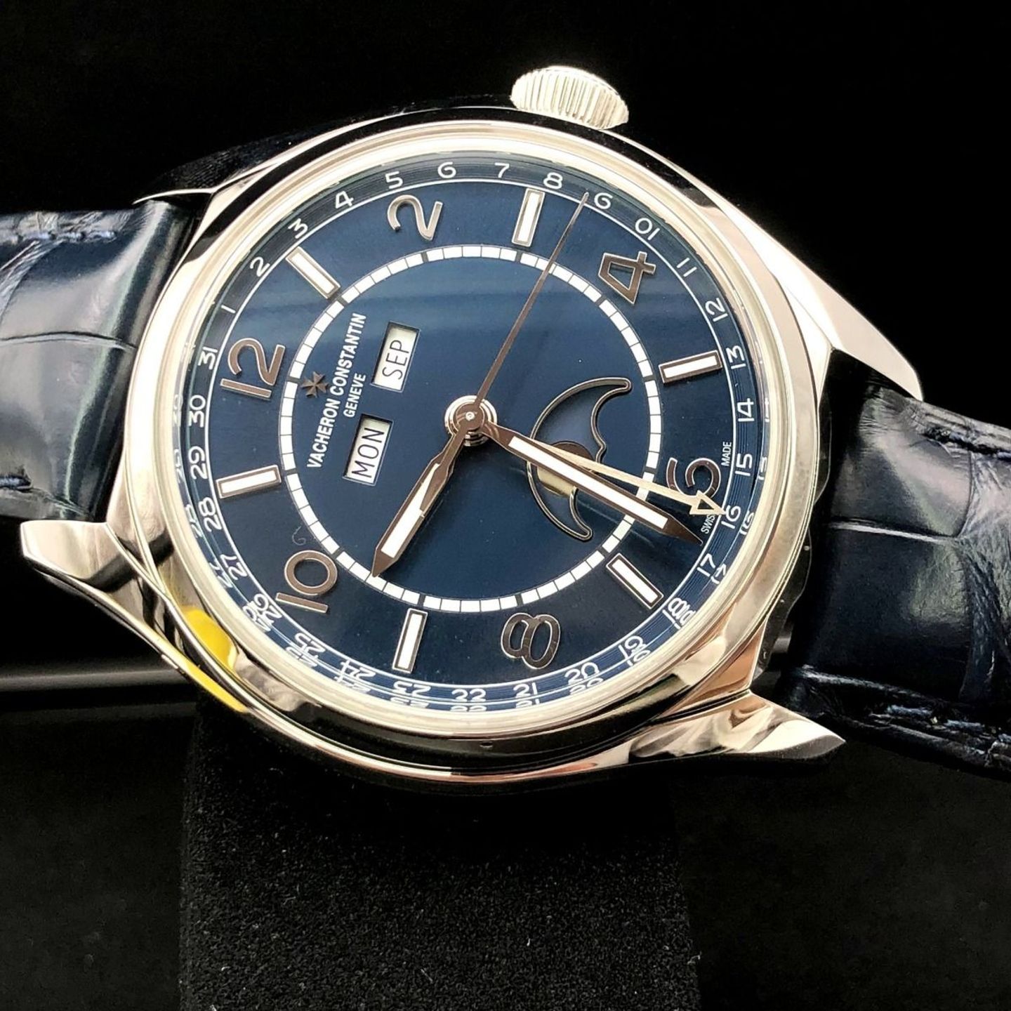 Vacheron Constantin Fiftysix 4000E/000A-B548 (2022) - Blue dial 40 mm Steel case (4/8)