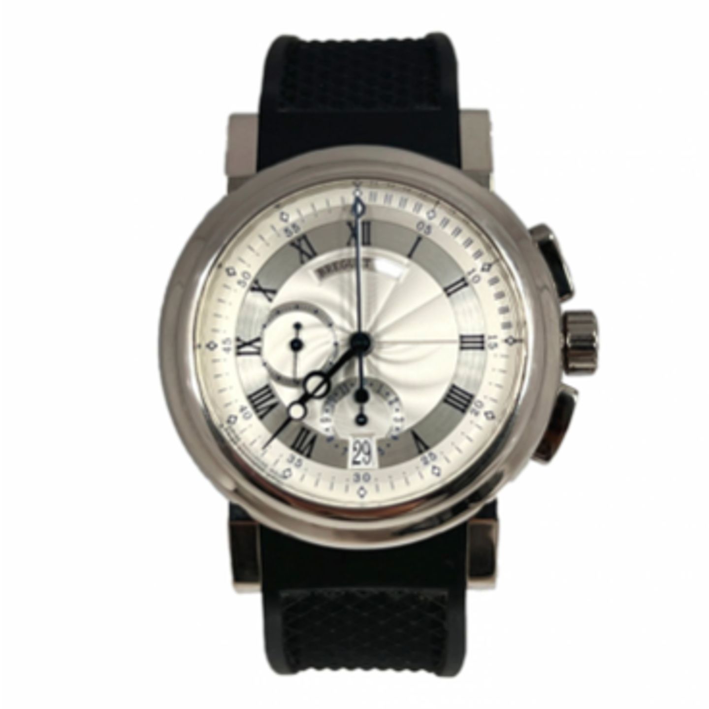 Breguet Marine 5827BB/12/5ZU (2007) - Zilver wijzerplaat 42mm Witgoud (1/1)