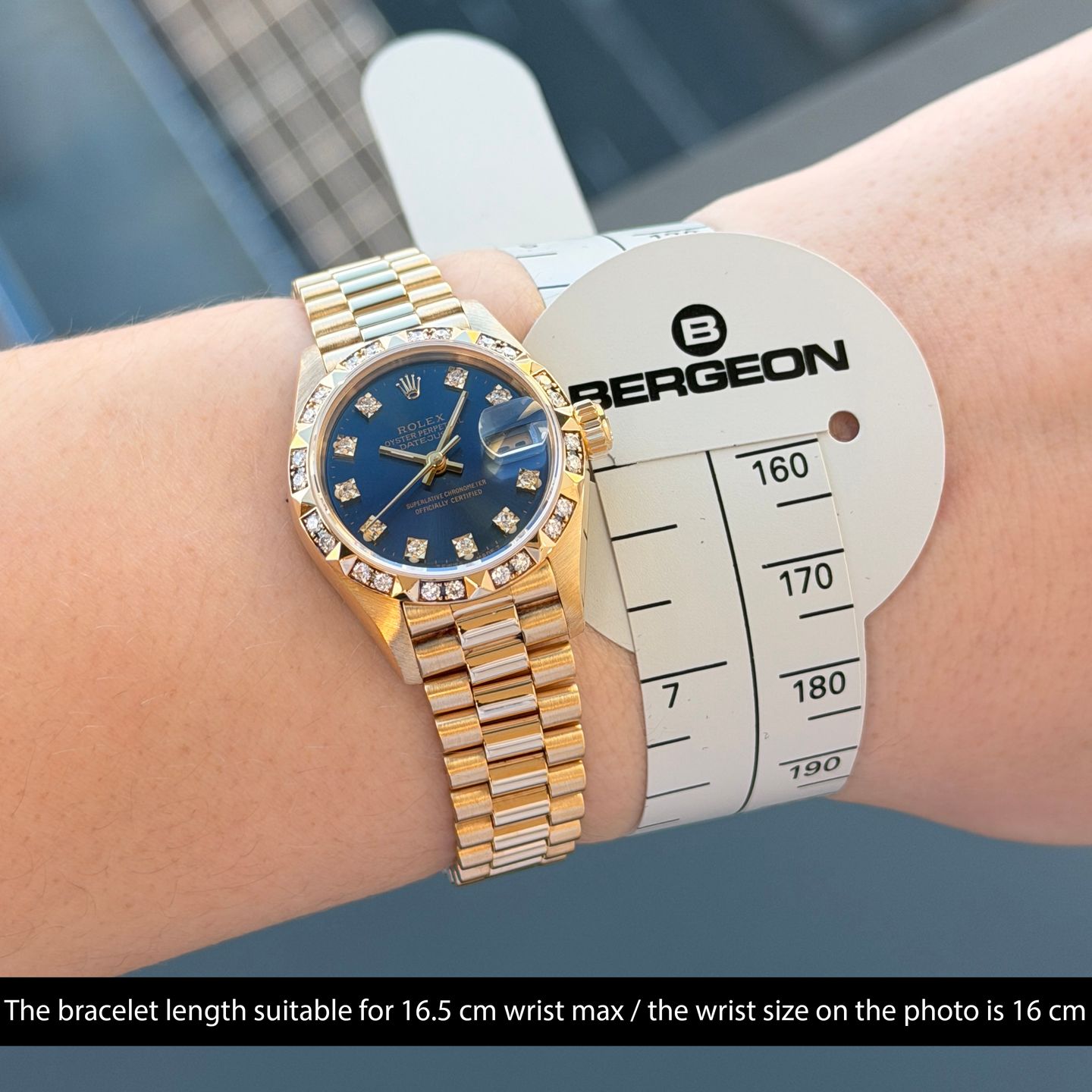 Rolex Lady-Datejust 69258 (1994) - 26 mm Yellow Gold case (2/8)