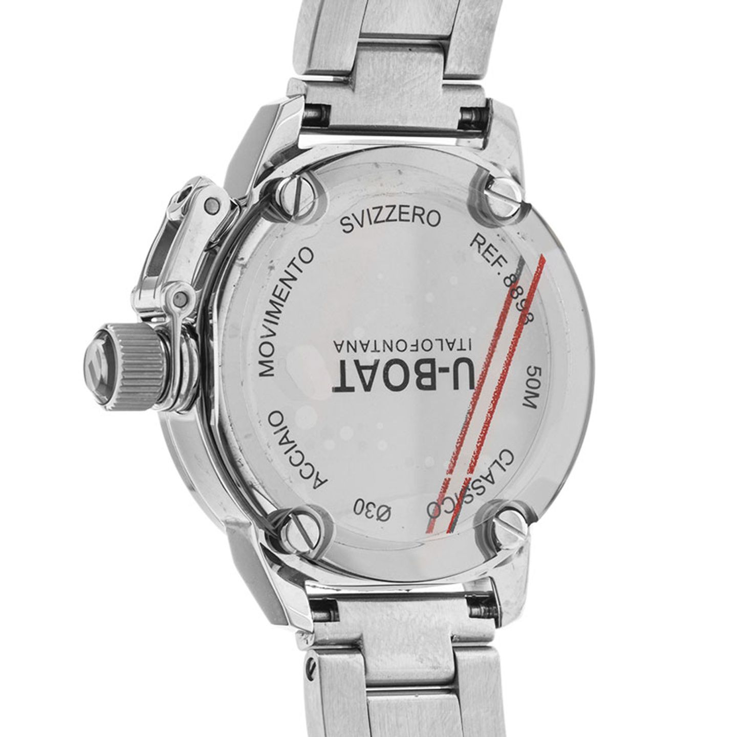 U-Boat Classico 8898 (Unknown (random serial)) - Pearl dial 31 mm Steel case (5/6)