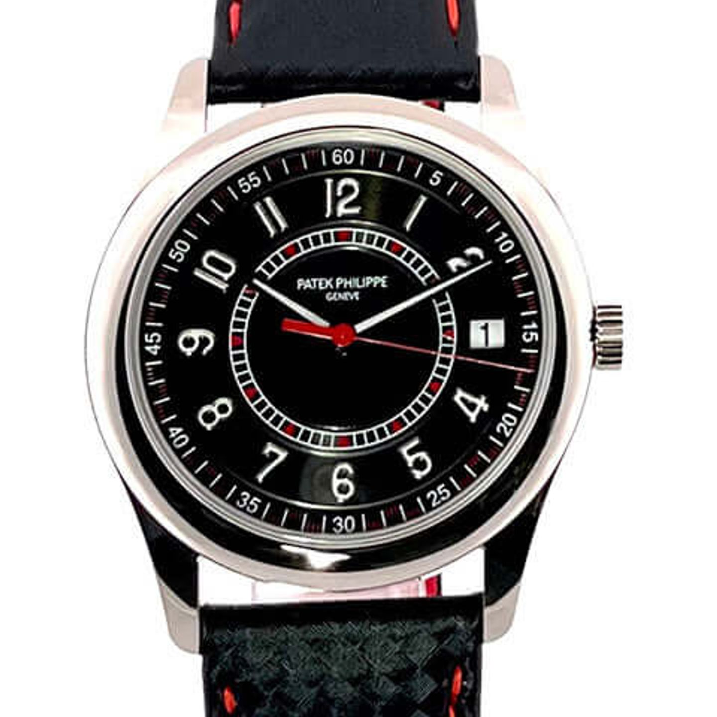 Patek Philippe Calatrava 6007G-010 (2025) - Black dial 40 mm White Gold case (1/8)