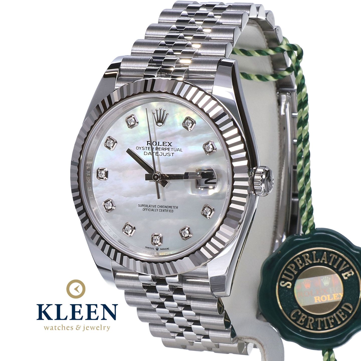 Rolex Datejust 41 126334 (2023) - White dial 41 mm Steel case (1/8)