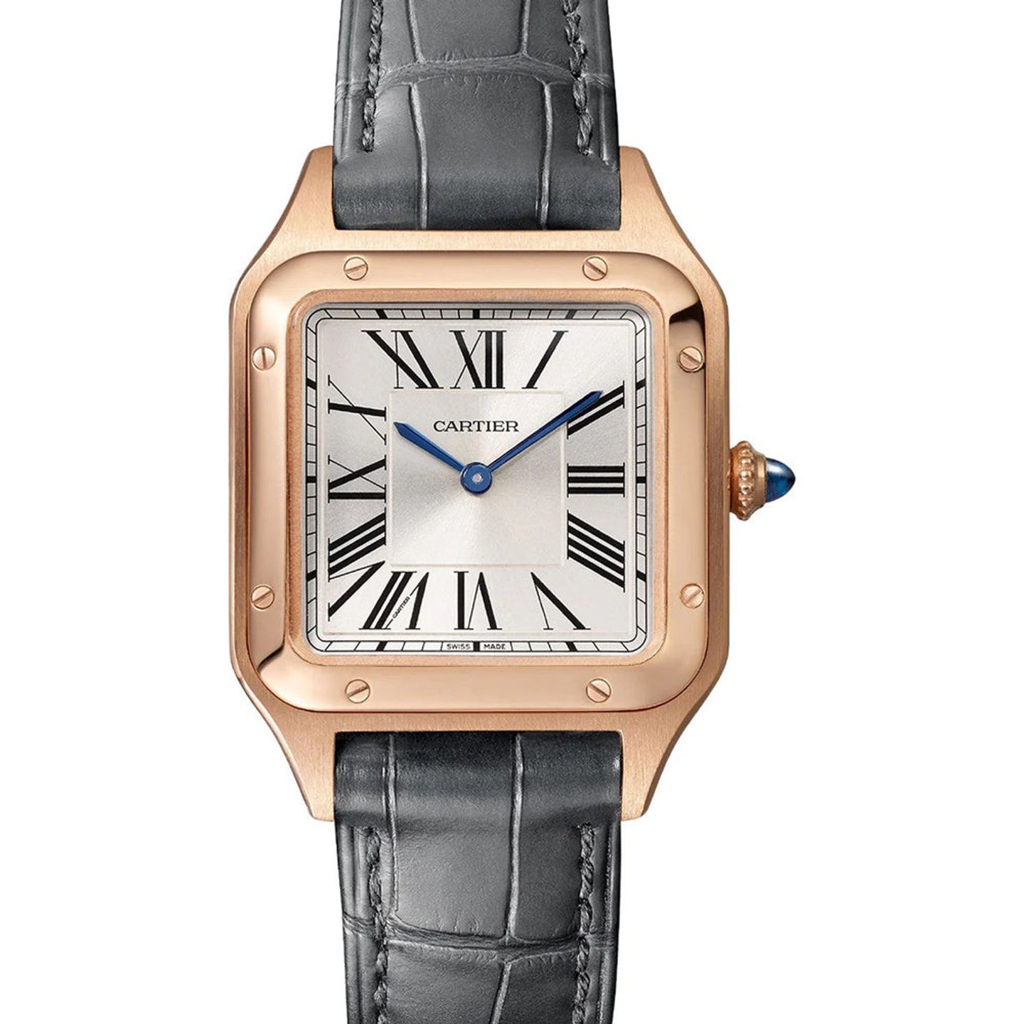 Cartier Santos Dumont WGSA0022 (2026) - Zilver wijzerplaat 38mm Roségoud (1/1)