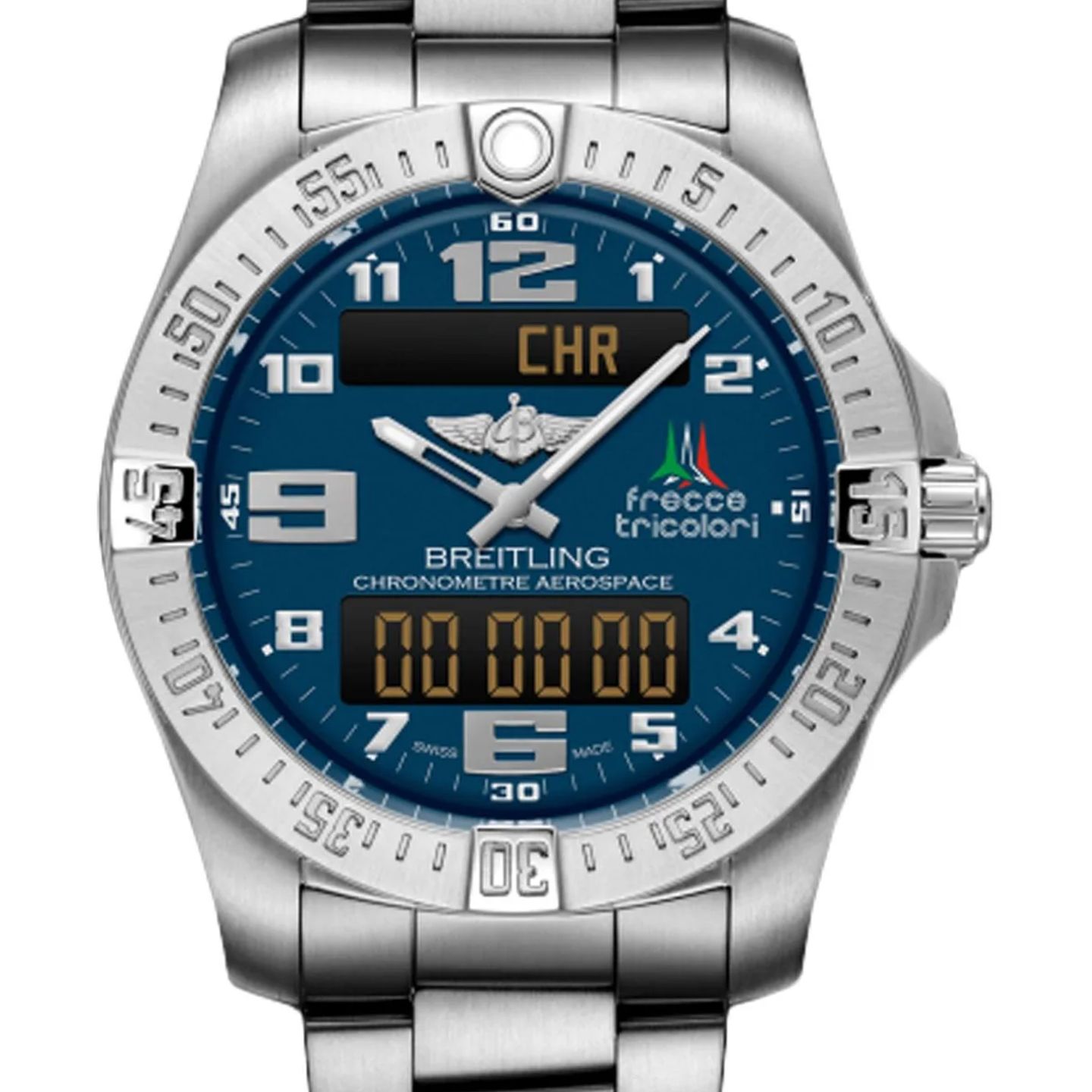 Breitling Aerospace EVO E79363101C3E1 (2026) - Blue dial 43 mm Titanium case (1/1)