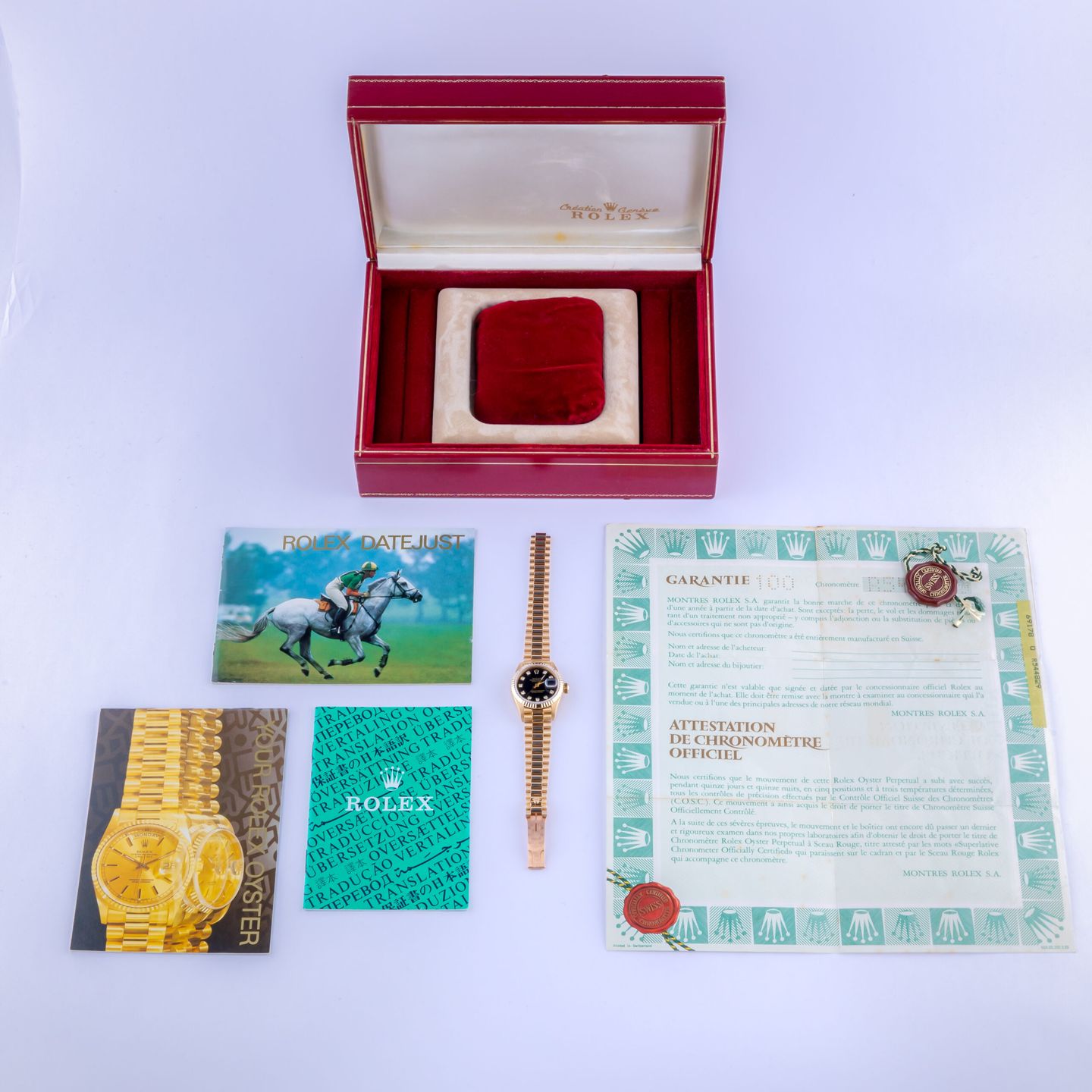 Rolex Lady-Datejust 69178 (1988) - 26 mm Yellow Gold case (8/8)