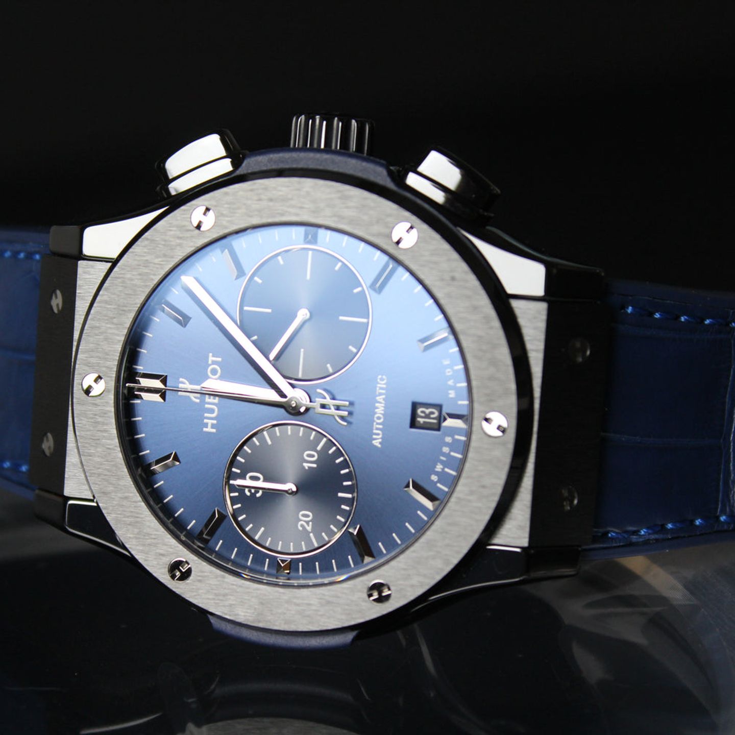 Hublot Classic Fusion Blue 521.cm.7170.lr (2024) - Blauw wijzerplaat 45mm Keramiek (3/5)