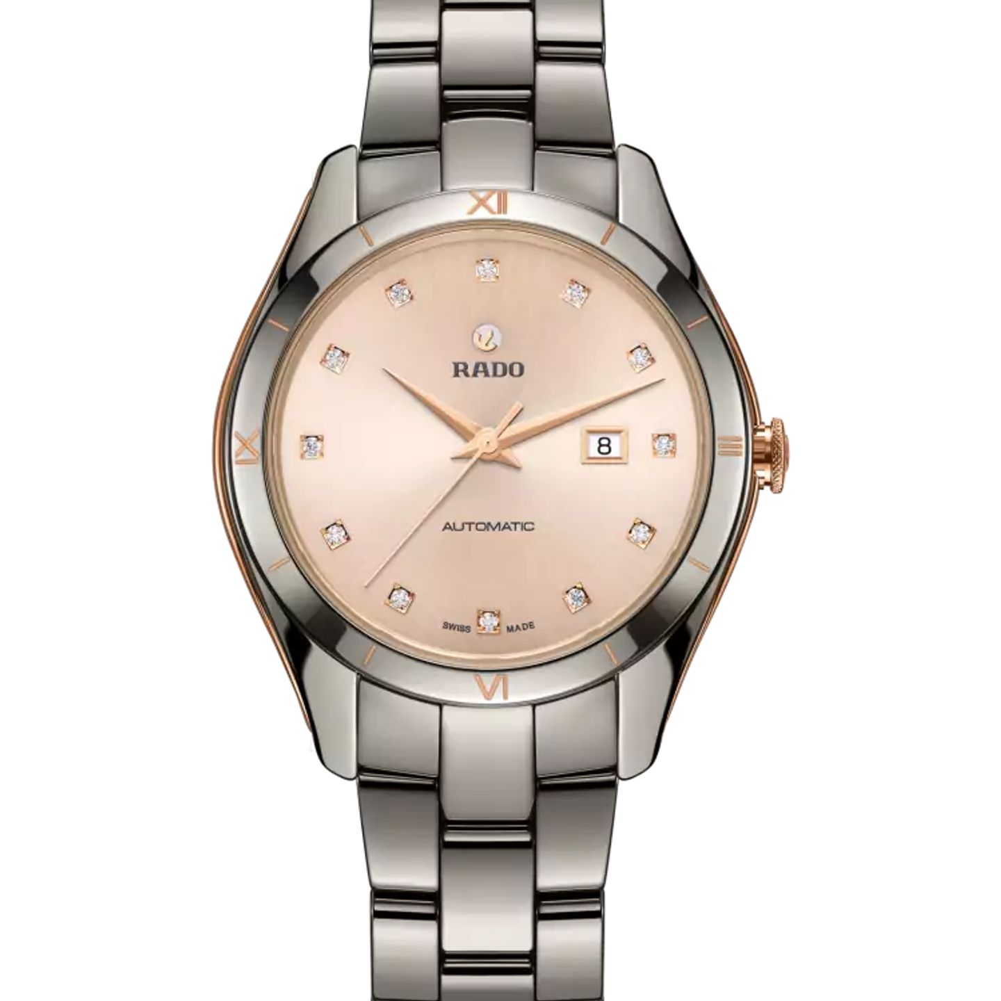 Rado HyperChrome R32043712 (2024) - Champagne dial 36 mm Ceramic case (2/2)