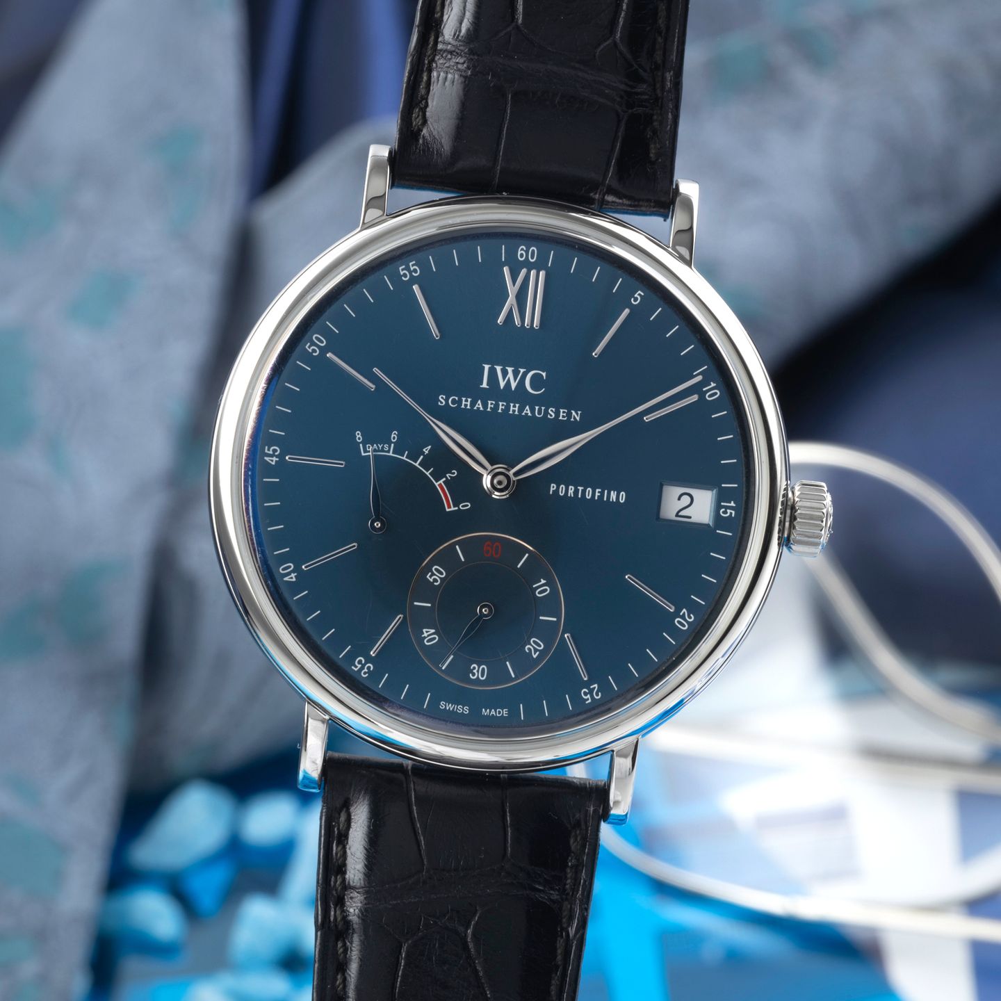 IWC Da Vinci IW373901 (Onbekend (willekeurig serienummer)) - Zilver wijzerplaat 33mm Geelgoud (3/8)