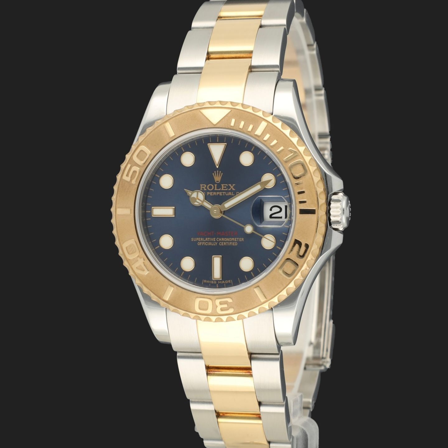 Rolex Yacht-Master 168623 (2012) - 35 mm Gold/Steel case (1/8)