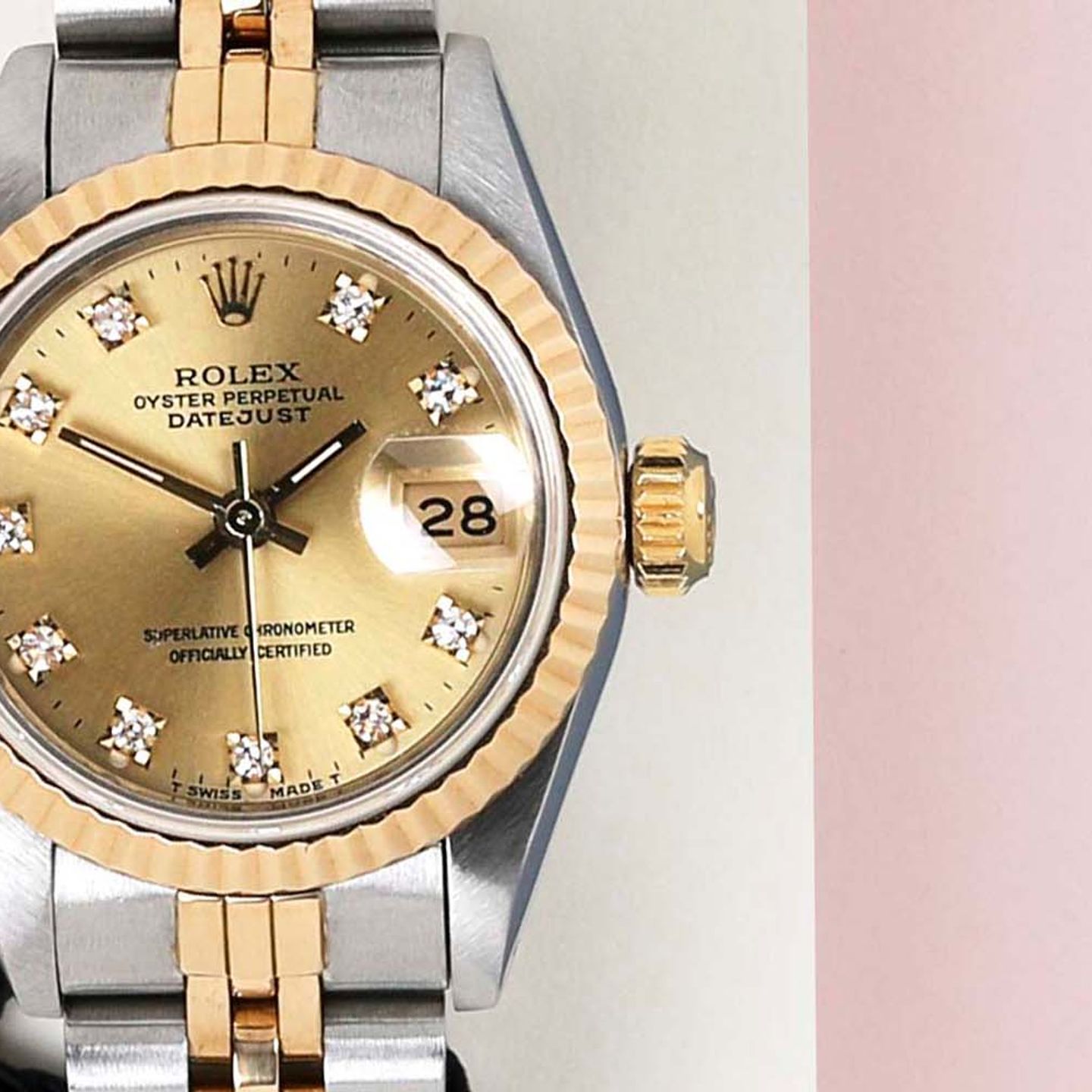 Rolex Lady-Datejust 69173 (1988) - 26mm Goud/Staal (5/8)