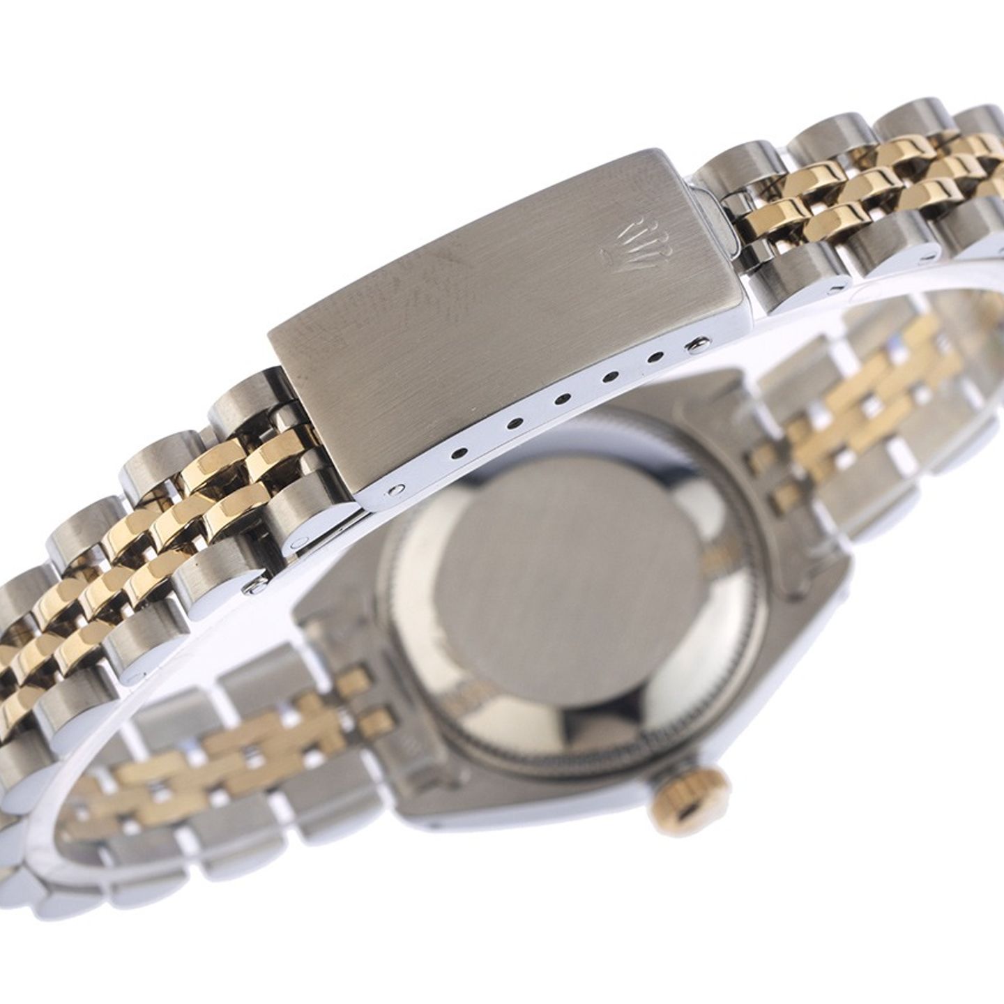 Rolex Lady-Datejust 6917 (1981) - Champagne dial 26 mm Gold/Steel case (7/8)