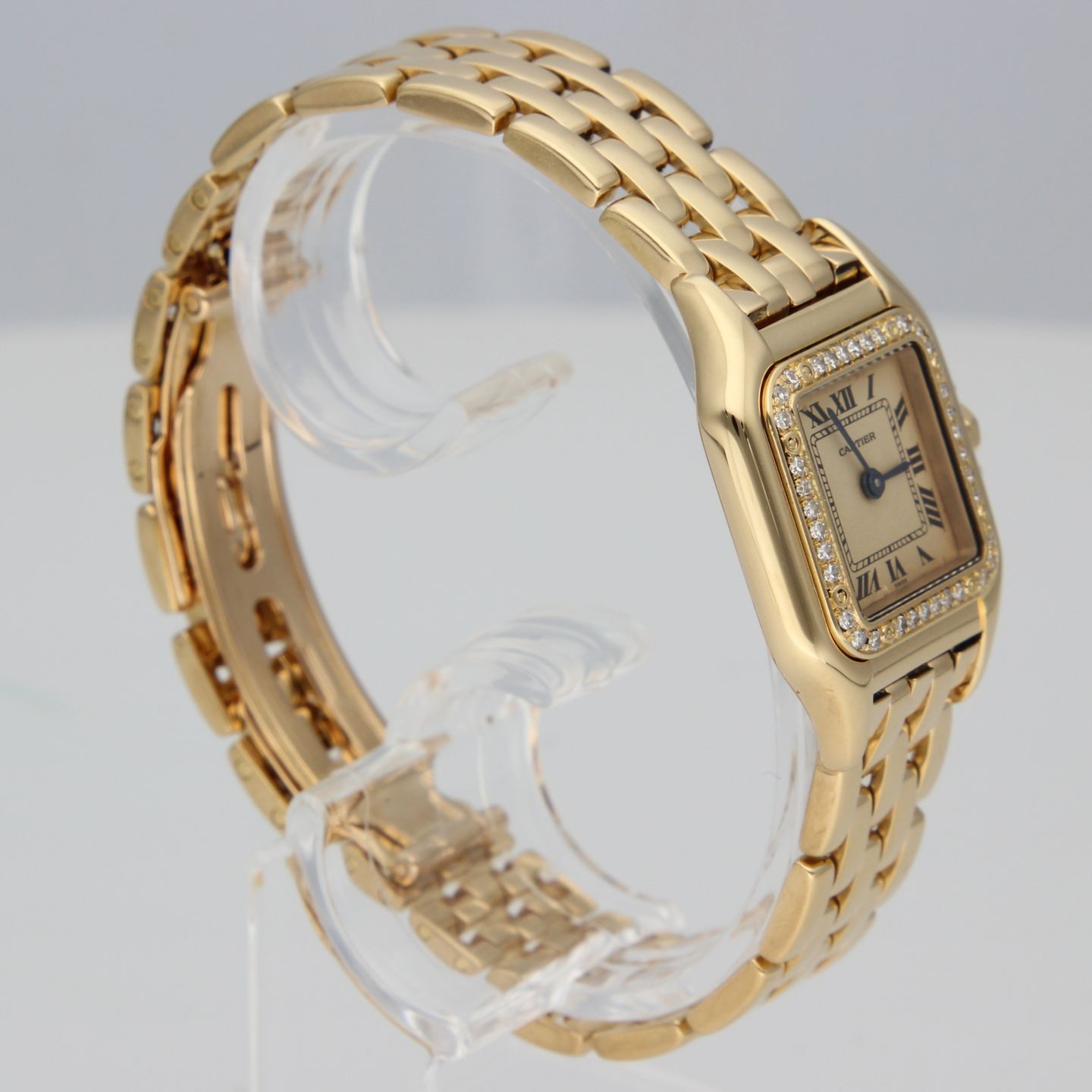 Cartier Panthère 1280 (2000) - Champagne dial 22 mm Yellow Gold case (5/8)