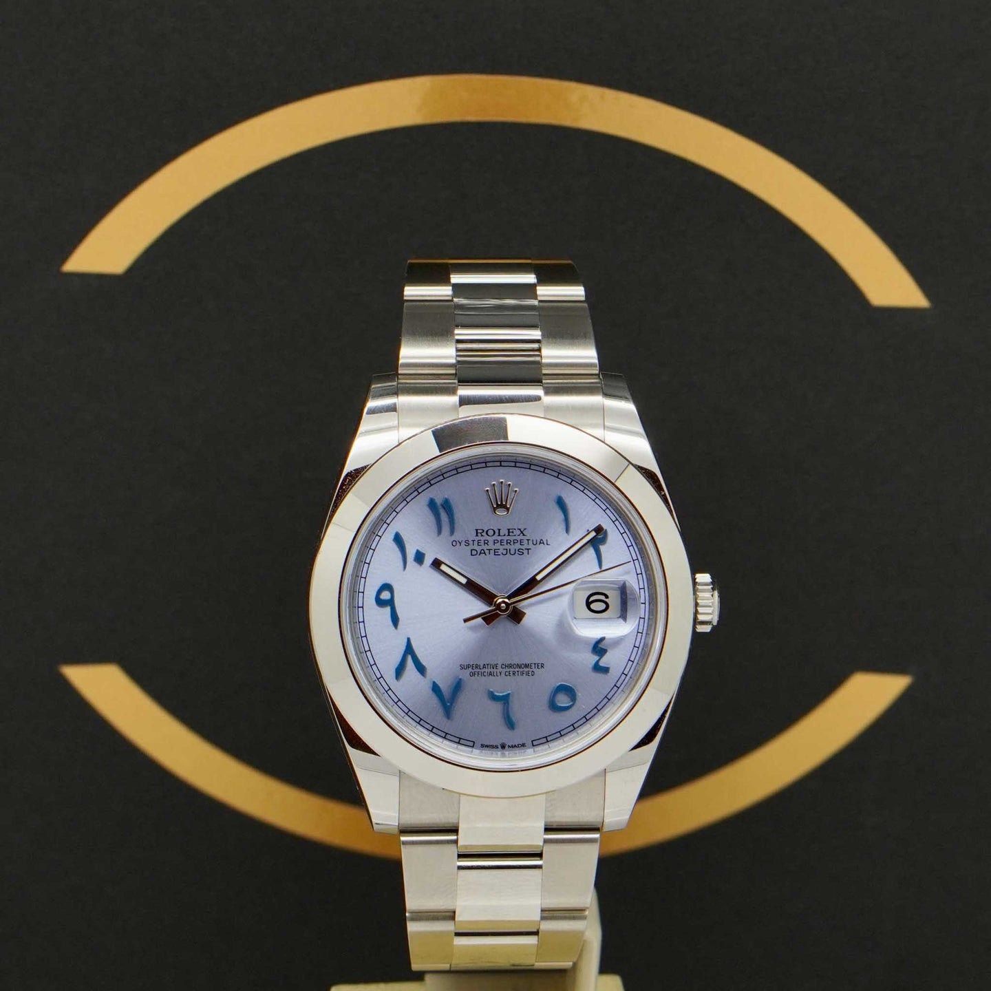 Rolex Datejust 41 126300 (2021) - Blauw wijzerplaat 41mm Staal (1/7)