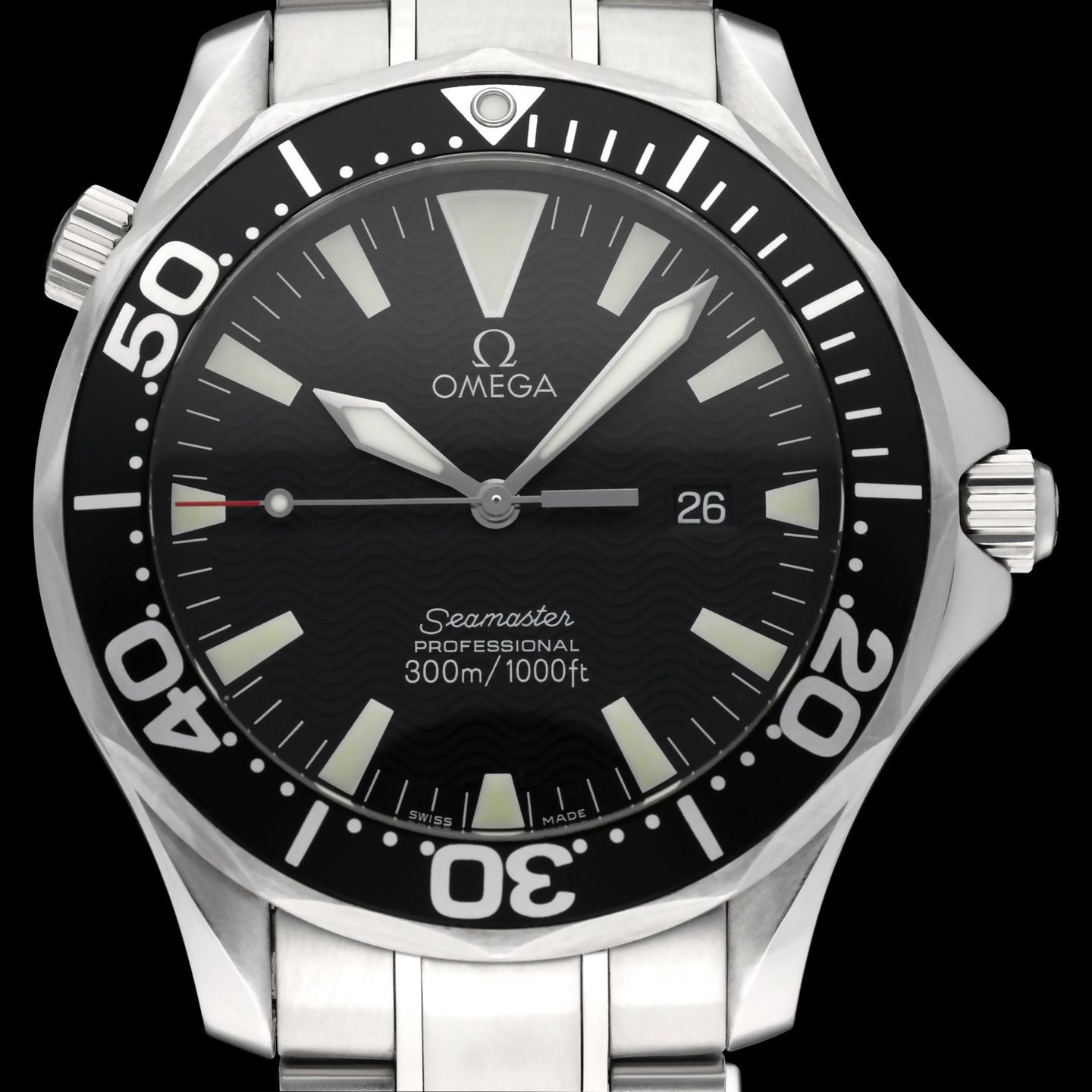 Omega Seamaster Diver 300 M 2531.80.00 (2002) - Blue dial 41 mm Steel case (1/8)
