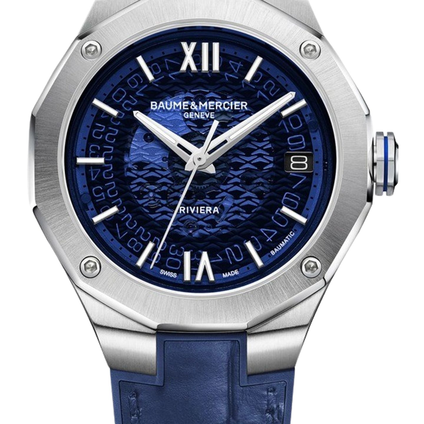 Baume & Mercier Riviera M0A10714 (2025) - Blauw wijzerplaat 39mm Staal (1/1)