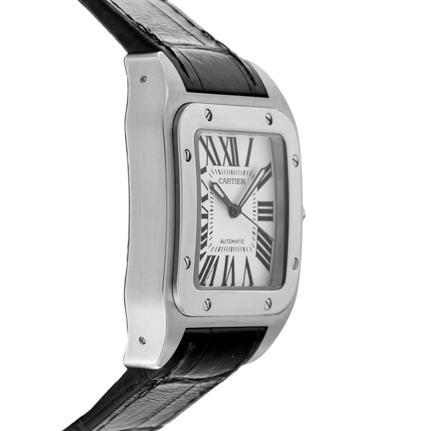 Cartier Santos 100 2656 (2021) - 38mm Staal (5/7)