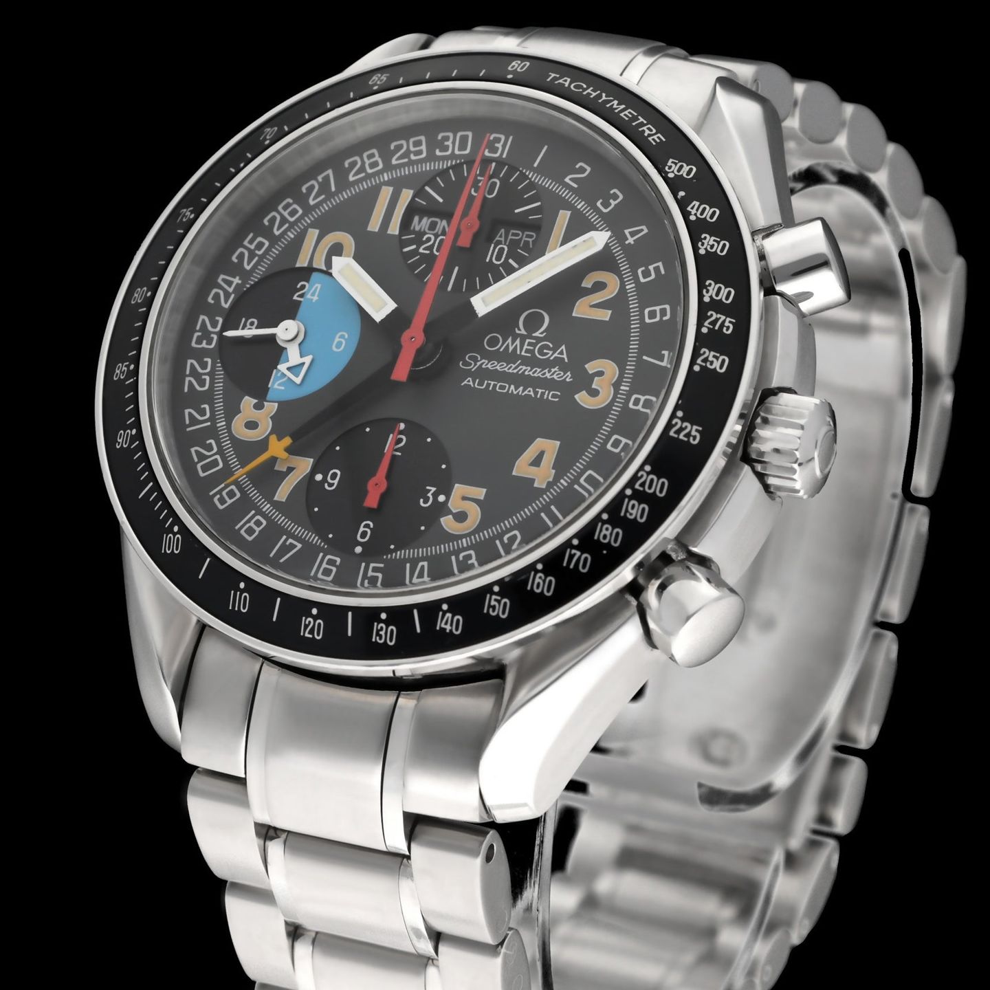 Omega Speedmaster Day Date 3520.53.00 (1997) - Grey dial 39 mm Steel case (6/7)