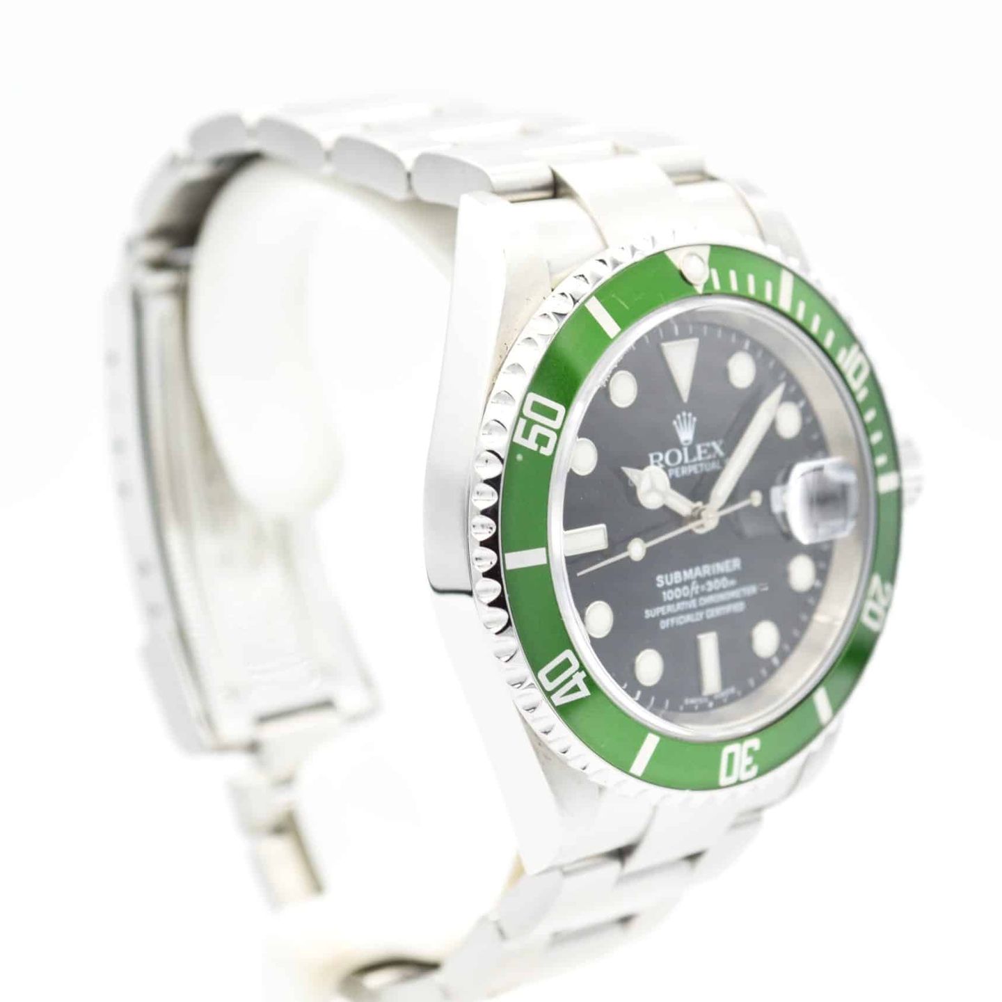 Rolex Submariner Date 16610LV (2005) - Zwart wijzerplaat 40mm Staal (6/7)