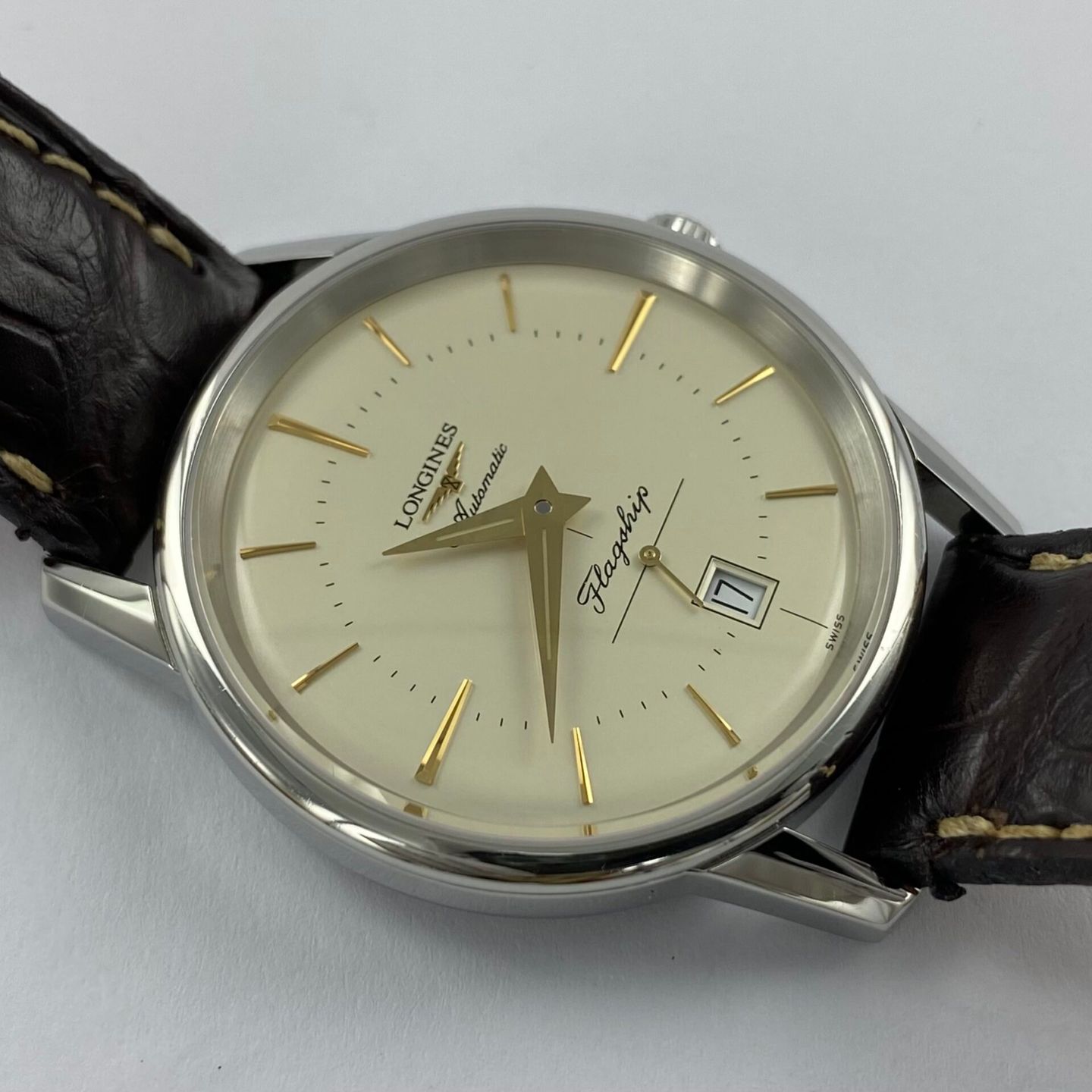 Longines Flagship L4.795.4.78.2 (Onbekend (willekeurig serienummer)) - 39mm Staal (3/6)