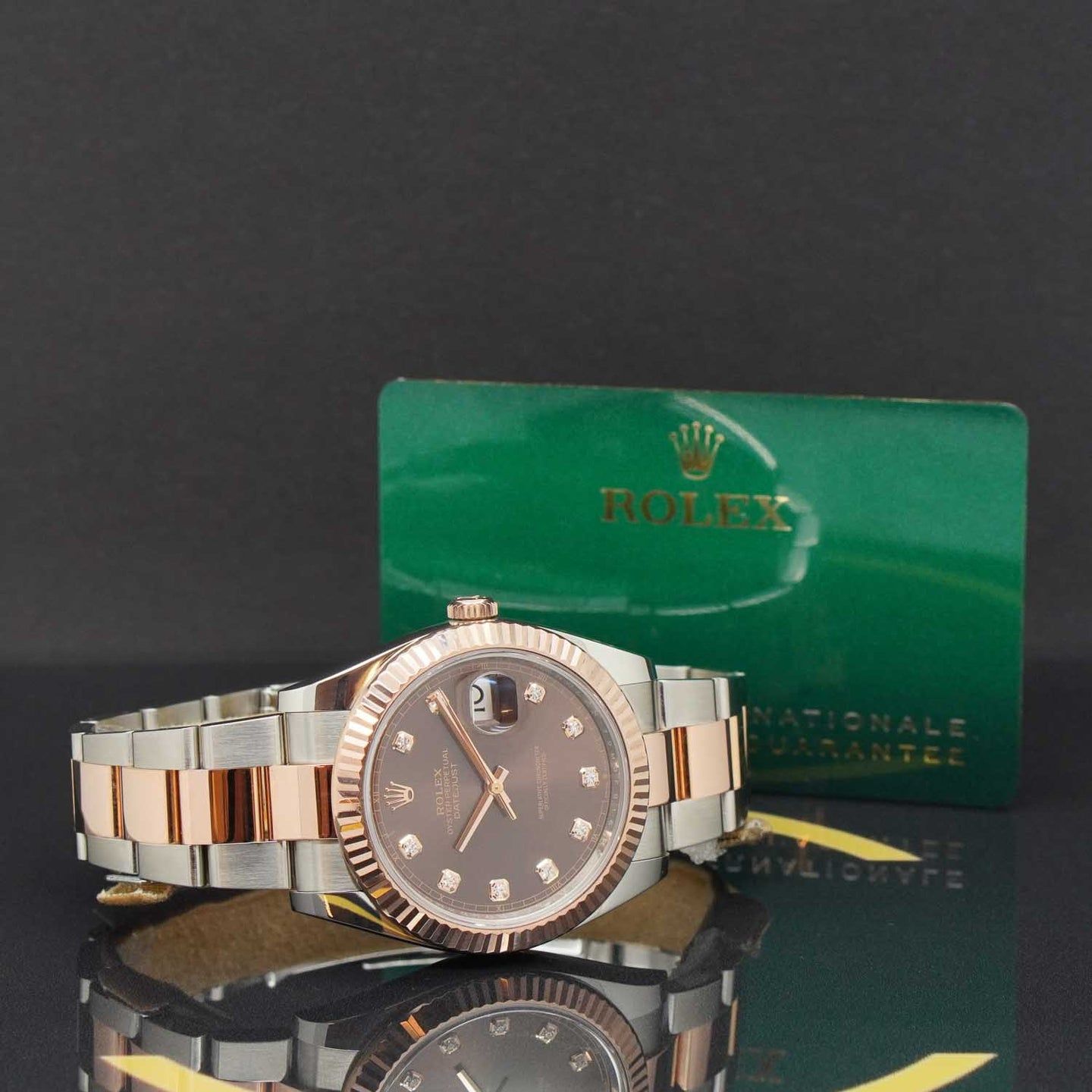 Rolex Datejust 41 126331 (2021) - Brown dial 41 mm Gold/Steel case (5/7)
