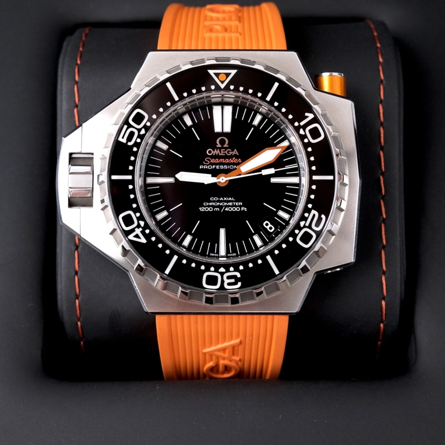 Omega Seamaster PloProf 224.32.55.21.01.002 (Onbekend (willekeurig serienummer)) - Zwart wijzerplaat 55mm Staal (1/8)