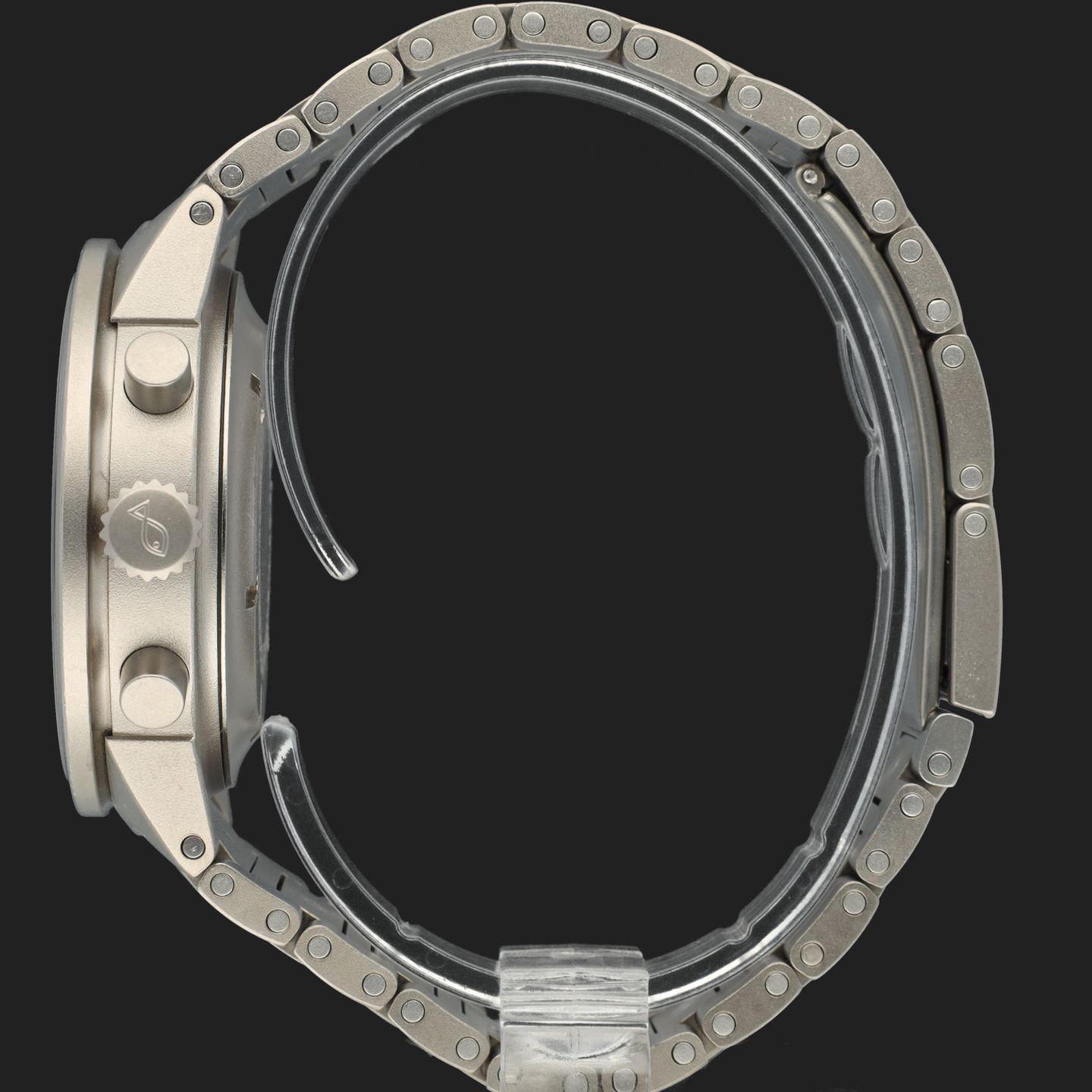 IWC GST IW370703 (2004) - Black dial 40 mm Titanium case (7/8)