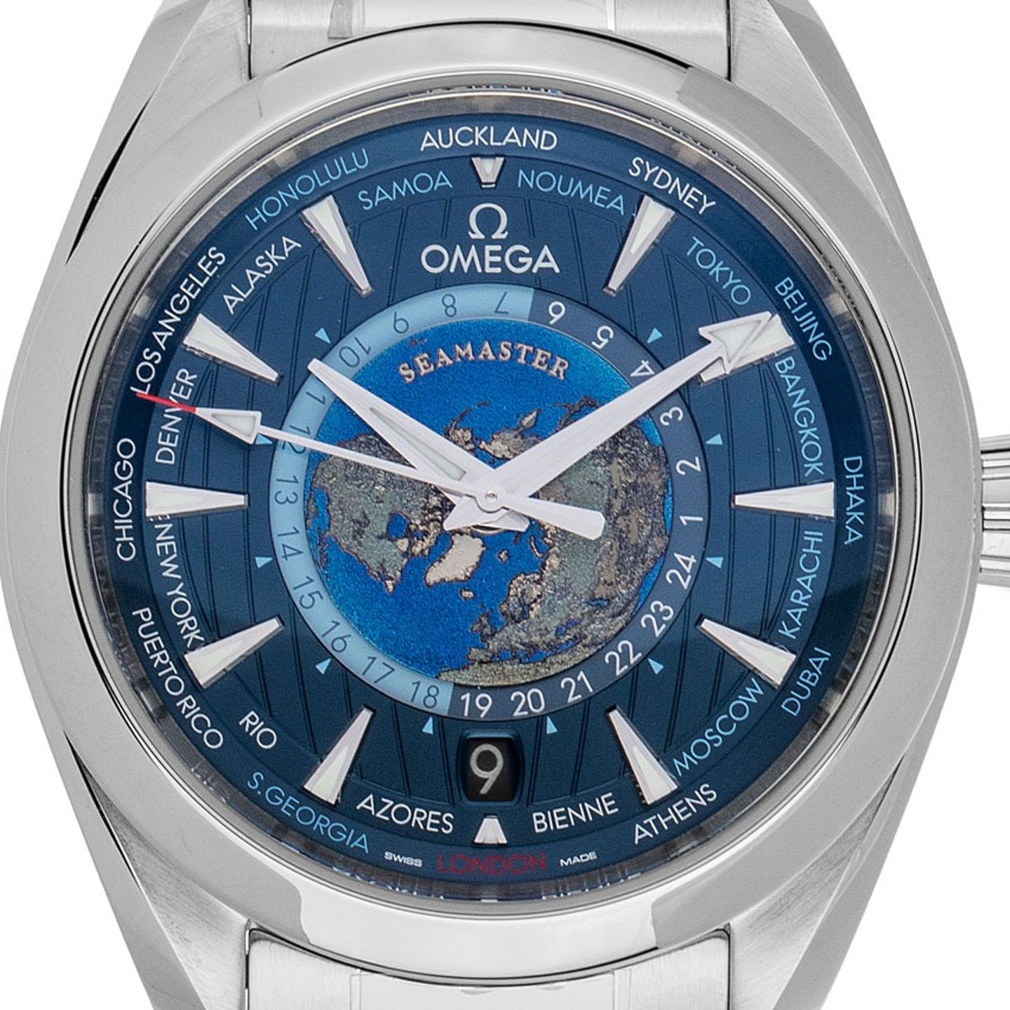 Omega Seamaster Aqua Terra 220.10.43.22.03.001 (2024) - Blue dial 43 mm Steel case (1/7)